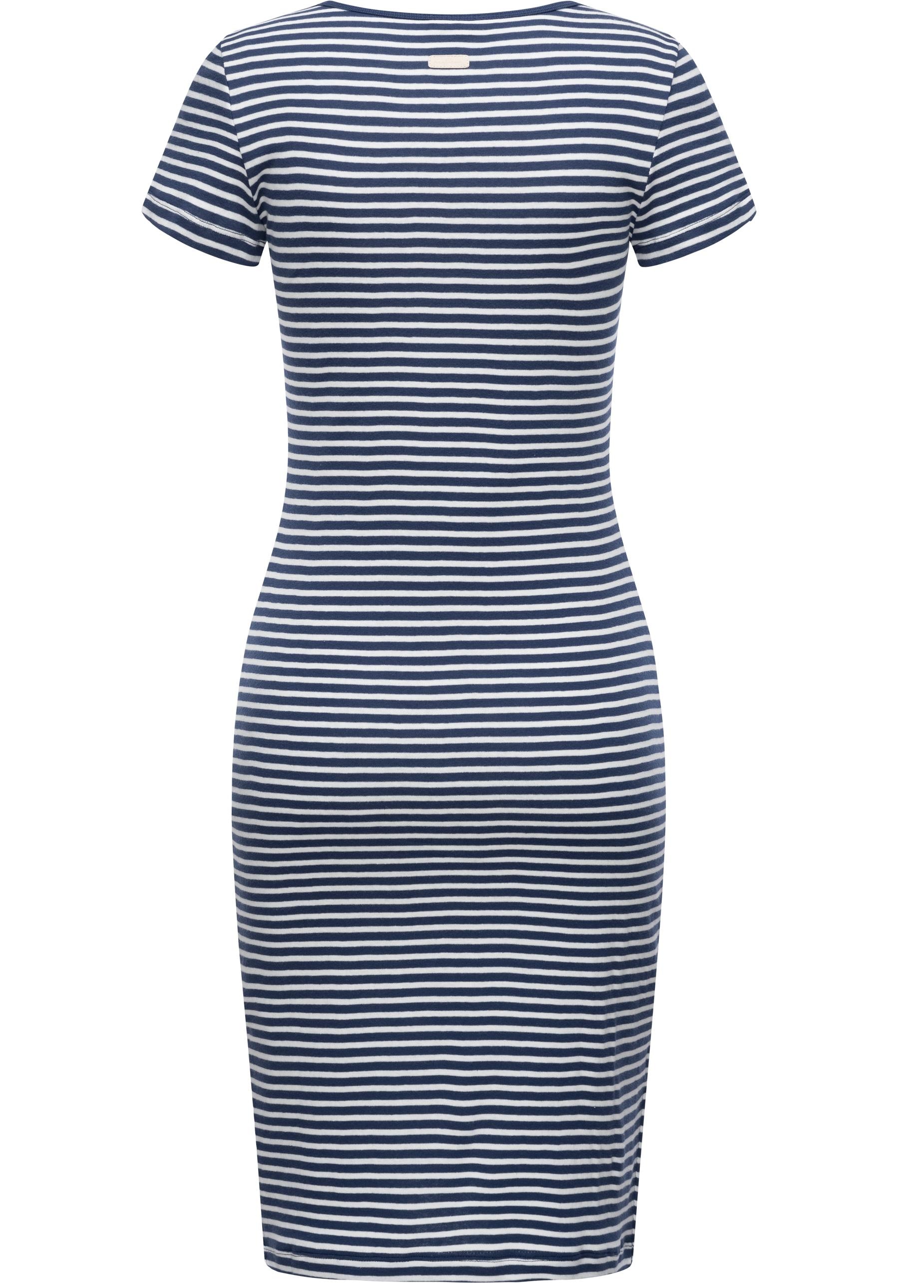 Ragwear Shirtkleid »Kimber« Eingrifftaschen stylisches gestreiftes Damen Sommerkleid