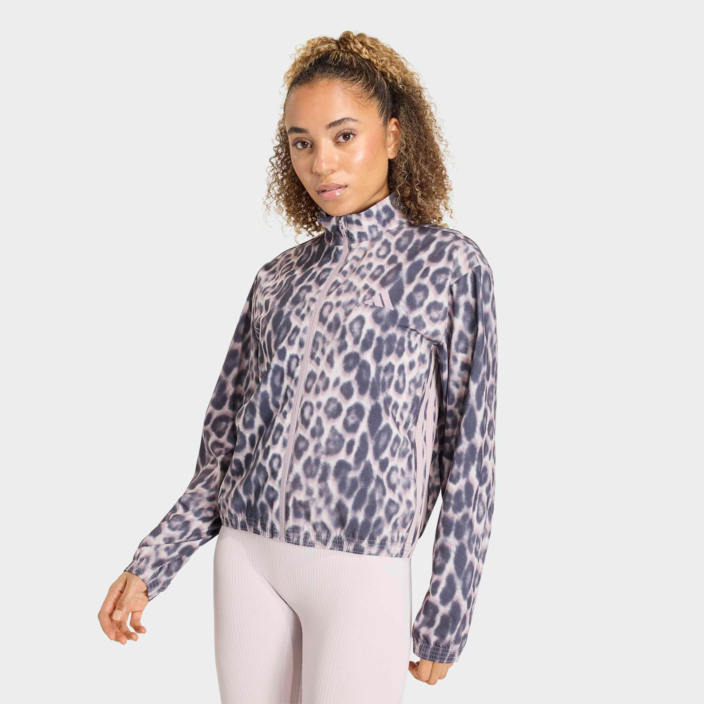 adidas Performance Rollkragenpullover »WORKOUT ESSENTIALS LEOPARD, GEWEBTES MATERIAL«