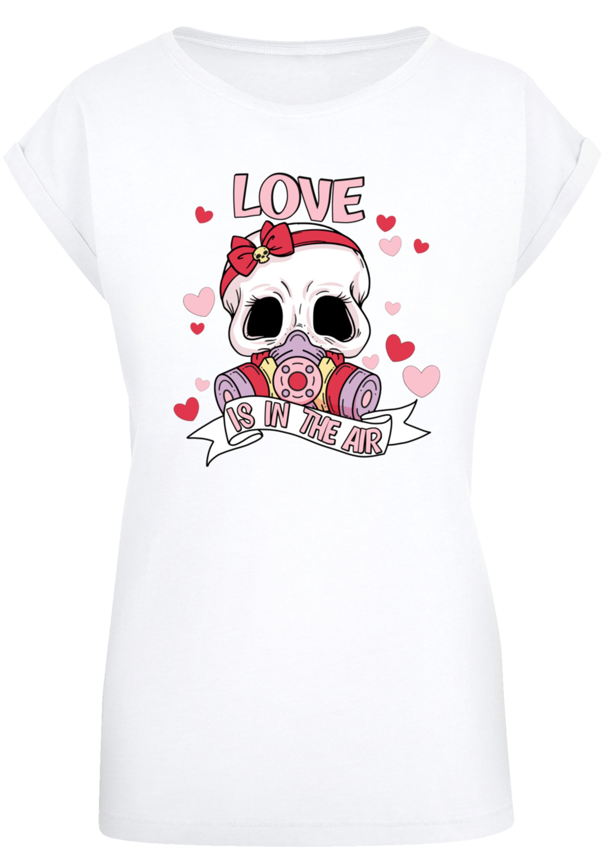 F4NT4STIC T-Shirt »Anti Valentinstag LOVE is in the air«, Premium Qualität