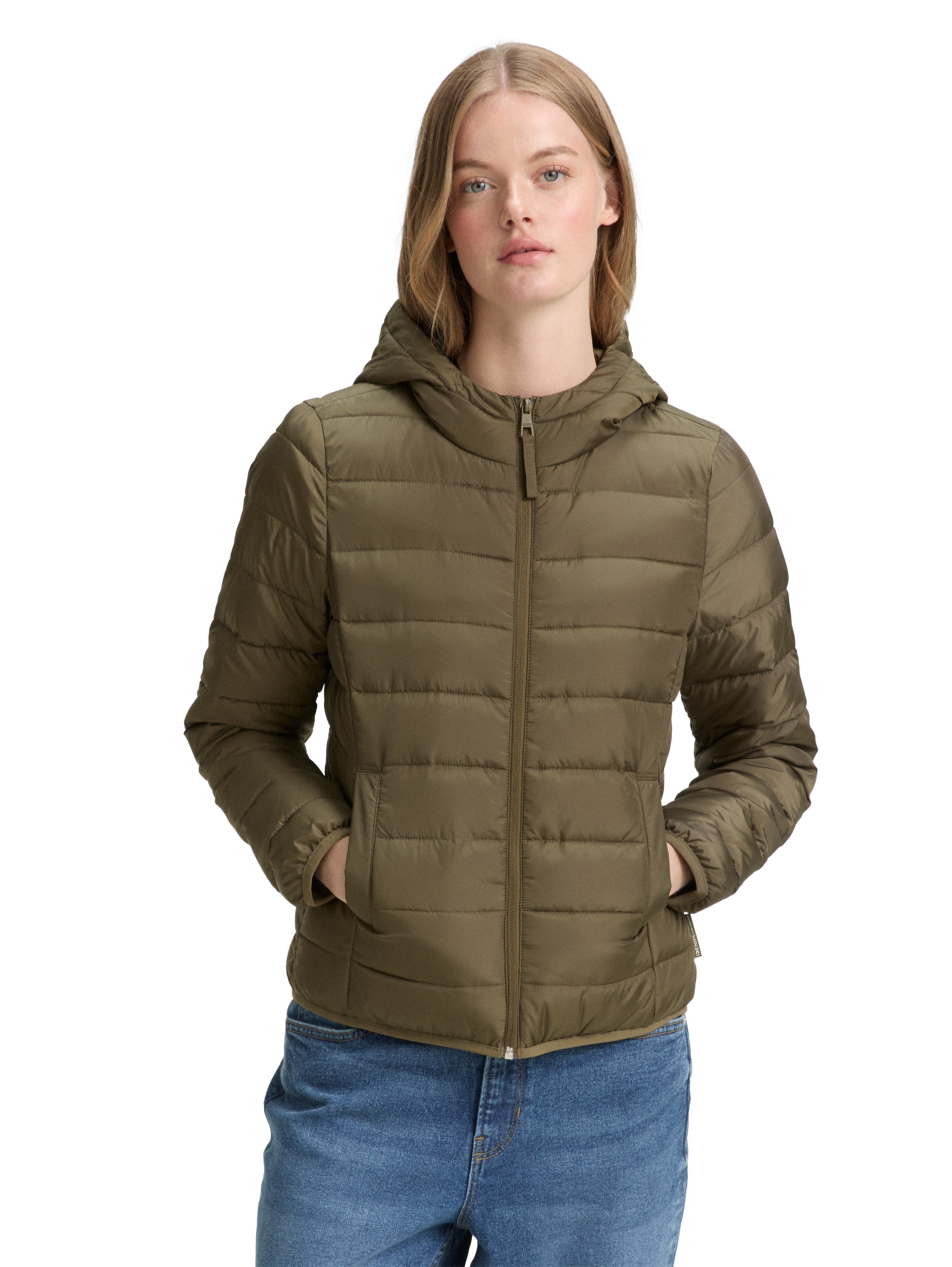 TOM TAILOR Denim Steppjacke, mit Kapuze, mit Kapuze günstig online kaufen