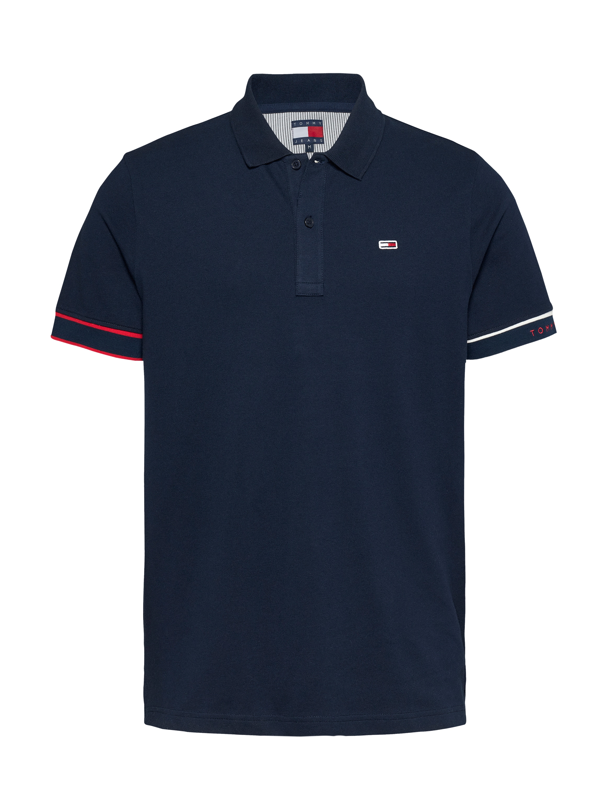 Tommy Jeans Plus Poloshirt »TJM SLIM FLAG CUFF POLO EXT«, Große Größen