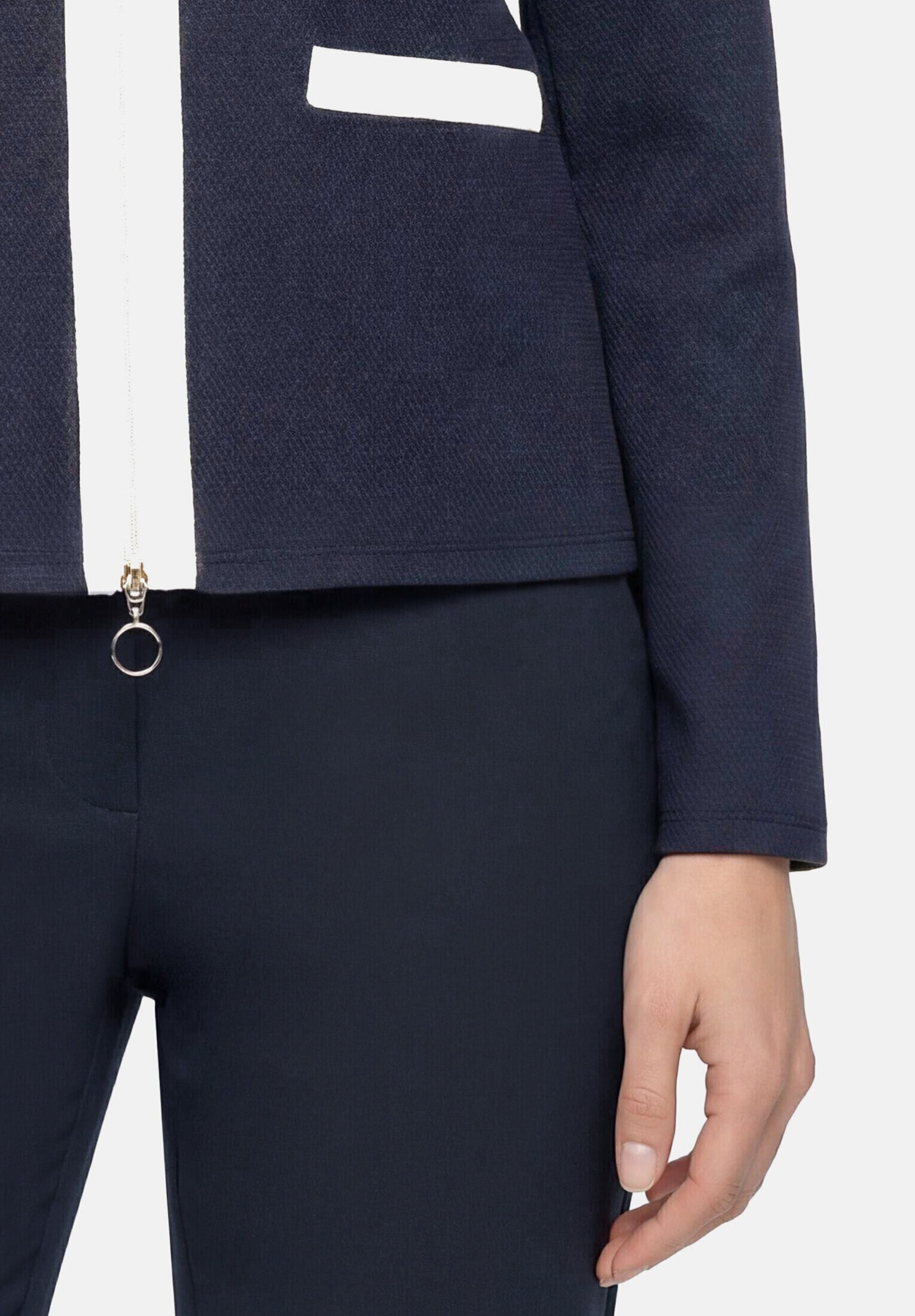 Betty Barclay Sweatjacke »Damen mit Struktur« Materialmix