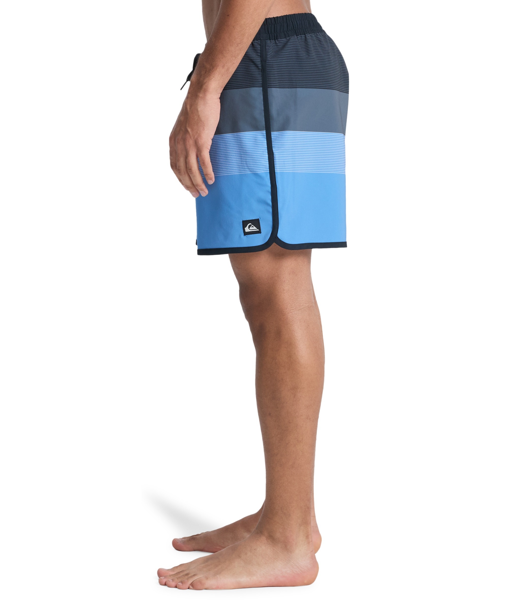 Thumbnail - Quiksilver Badeshorts "STRETCH SCALLOP VOLLEY 16" bequeme Passform, schnell trocknendes Material, PFC FREE Technologie