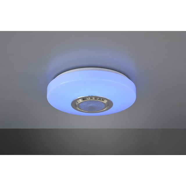 TRIO Leuchten LED Deckenleuchte »Maia«, 1 flammig-flammig, dimmbar,  Bluetooth Lautsprecher inkl. Fernbedienung RGBW-Farbwechsler | BAUR
