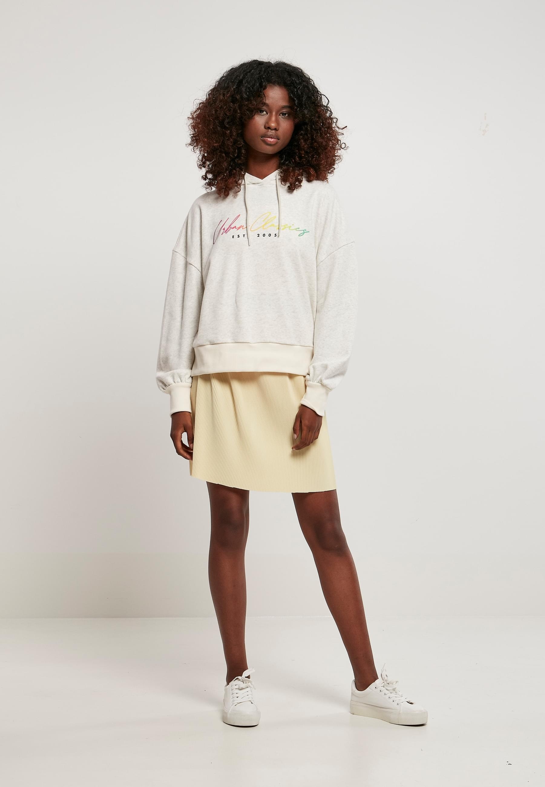 URBAN CLASSICS Kapuzenpullover »Urban Classics Damen Ladies Oversized Rainbow Hoody«, (1 tlg.)