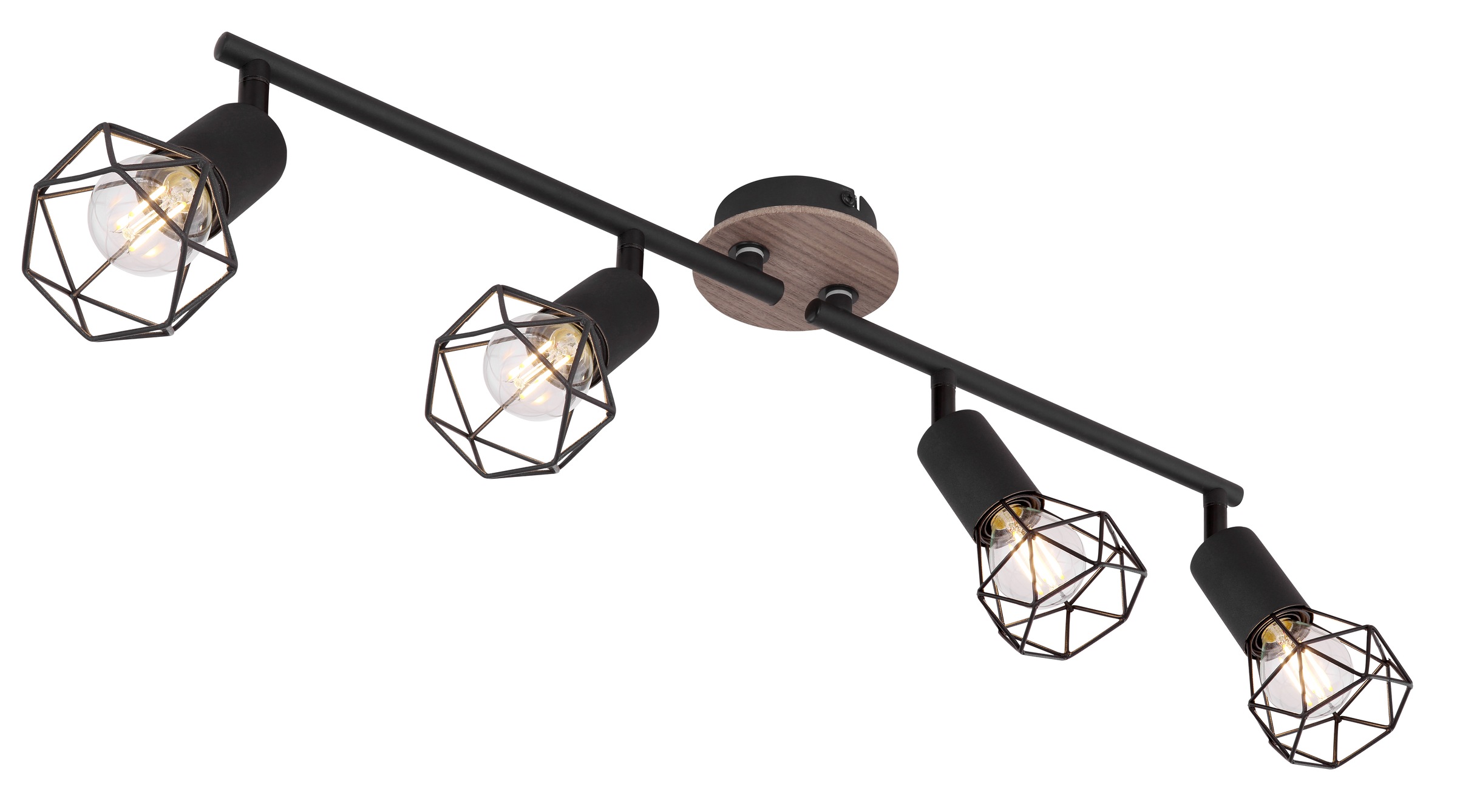GLOBO LIGHTING Deckenstrahler »XARA I«, Leuchtmittel E14 | ohne Leuchtmittel, Deckenstrahler/Metall/Flur/Wohnzimmer/Schlafzimmer