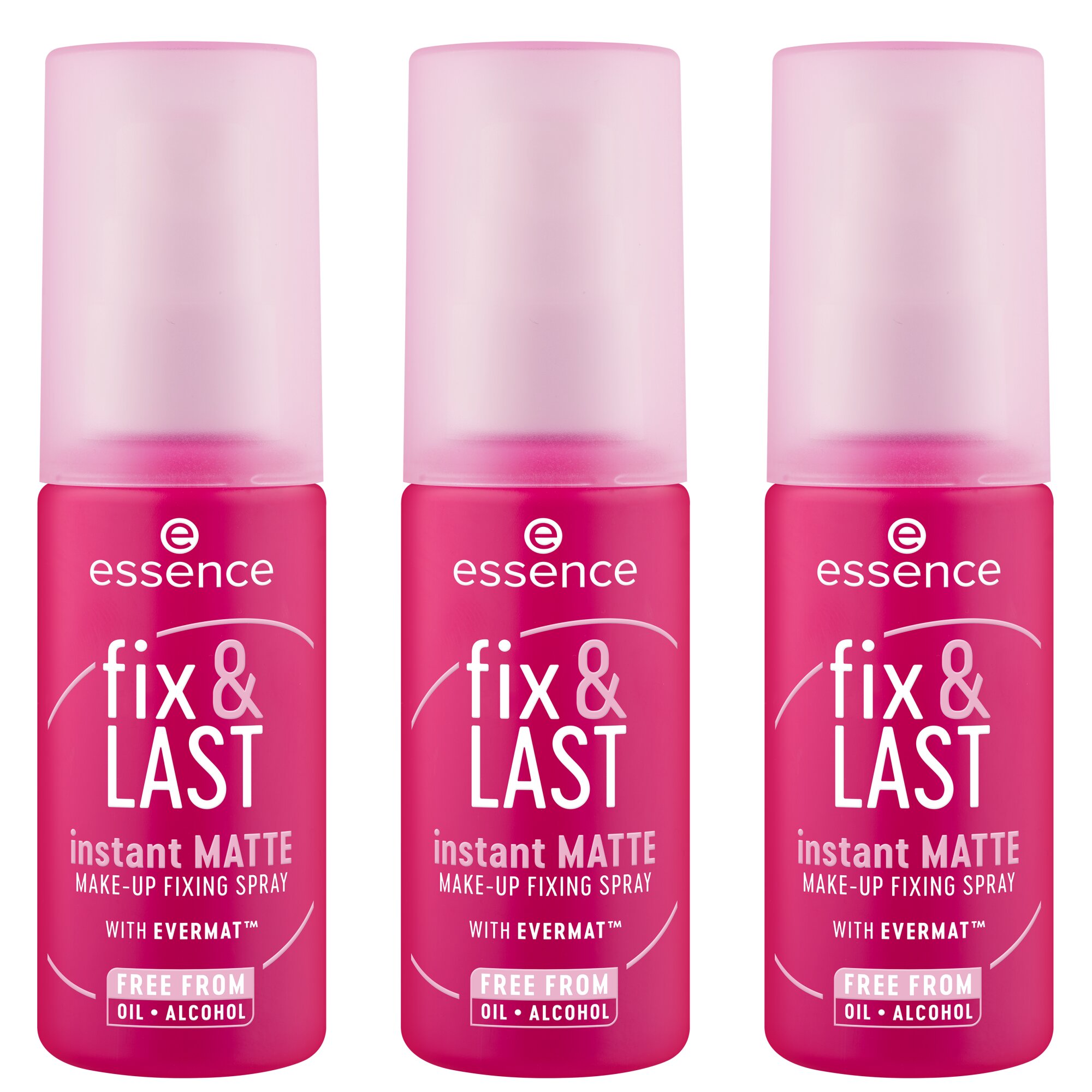 ESSENCE Kinder Fixierspray "fix & LAST instant MATTE MAKE-UP FIXING SPRAY", 150ml, beige, Teint-Kosmetika, Neuer Sprühkopf für gleichmäßige Anwendung