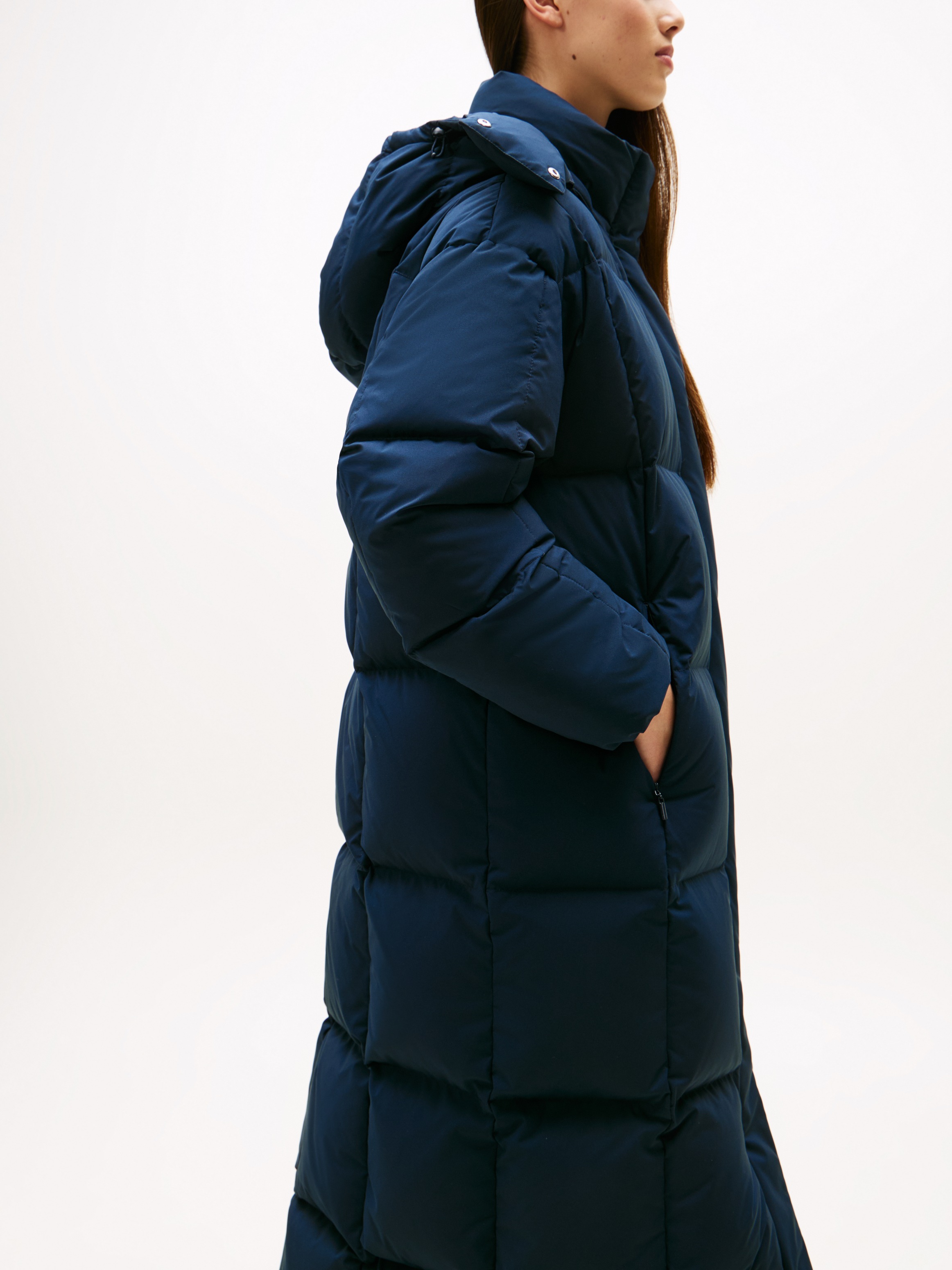 Thumbnail - Tommy Jeans Steppmantel "TJW ALASKA GRID DWN MXI COAT EXT"