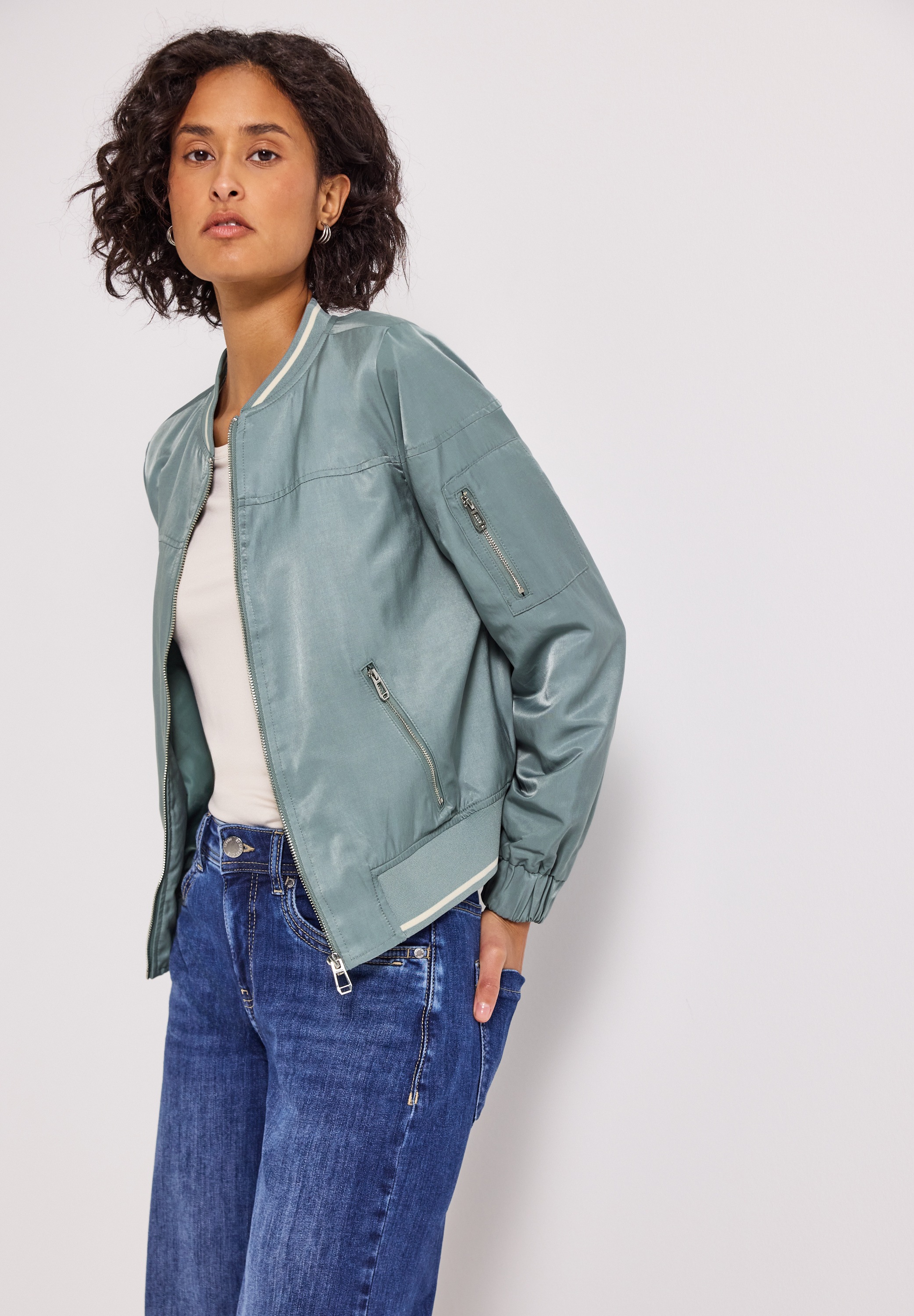 STREET ONE Blouson, mit College-Details günstig online kaufen