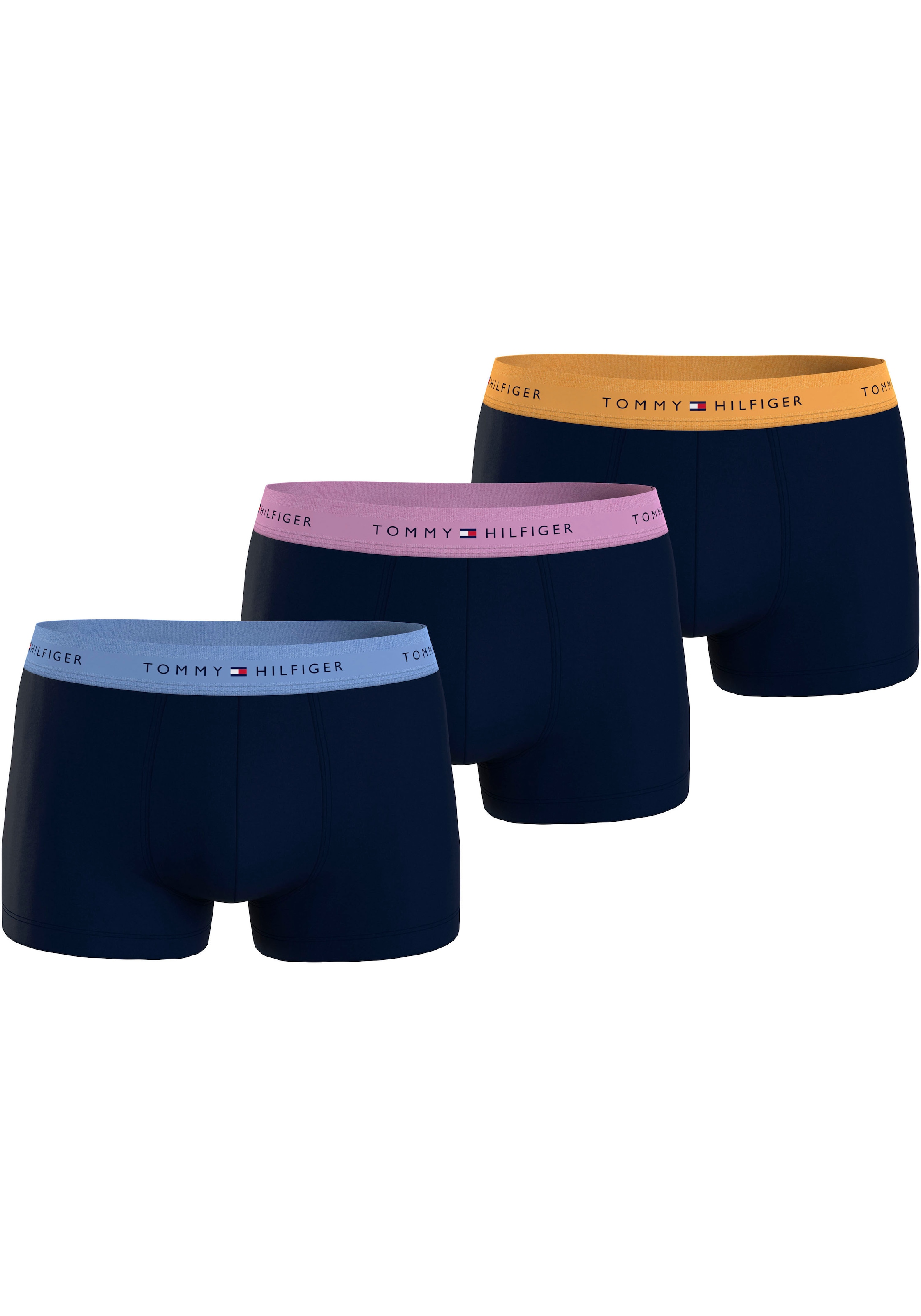 Tommy Hilfiger Underwear Trunk "3P WB TRUNK", (Packung, 3 St., 3er-Pack), mit Logo-Elastikbund