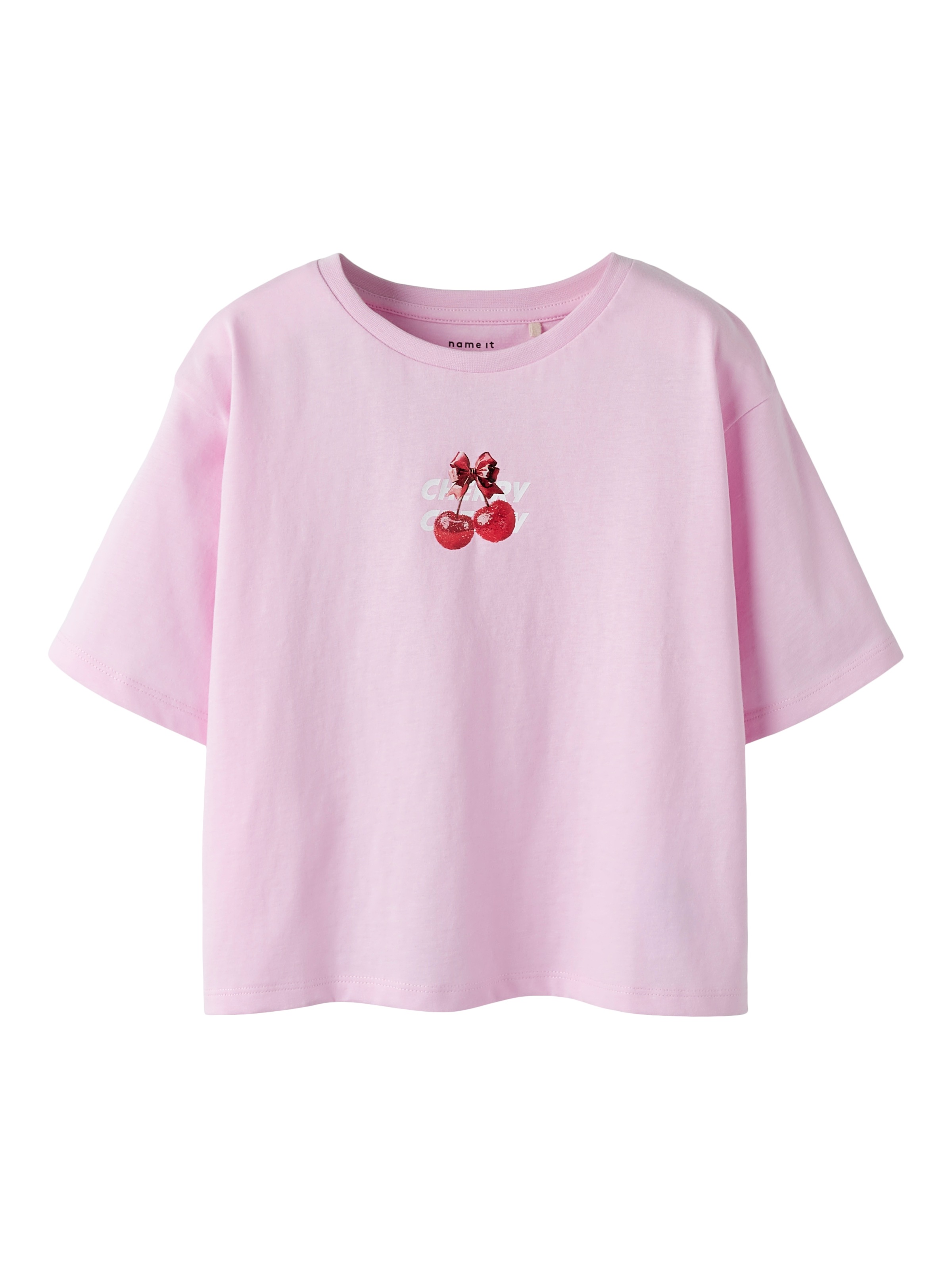 Name It T-Shirt "Nkffarinaz Ss Nreg Short Top Box" Mit Sommerlichem Frontmotiv