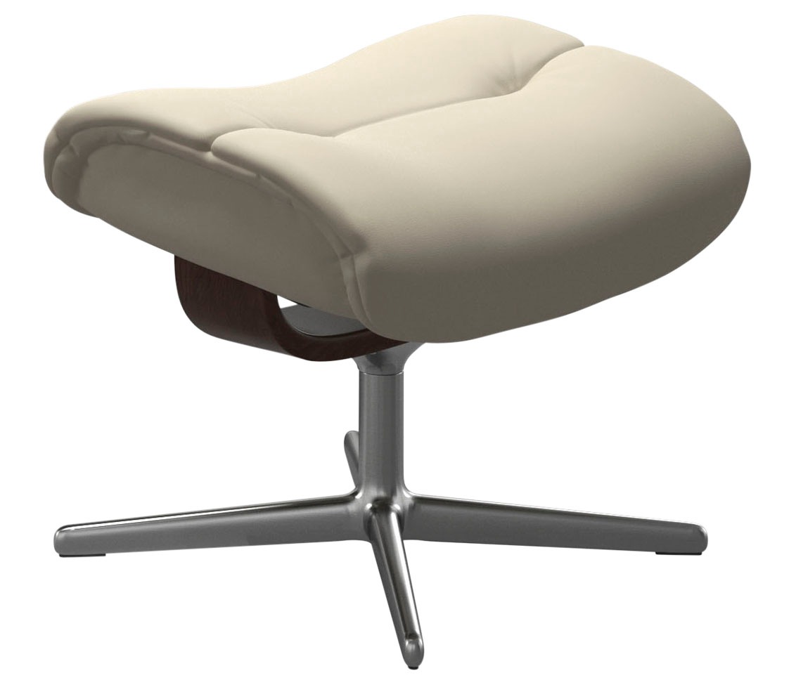 Stressless® Fußhocker »Sunrise«, mit Cross Base, Größe S, M & L, Holzakzent Braun