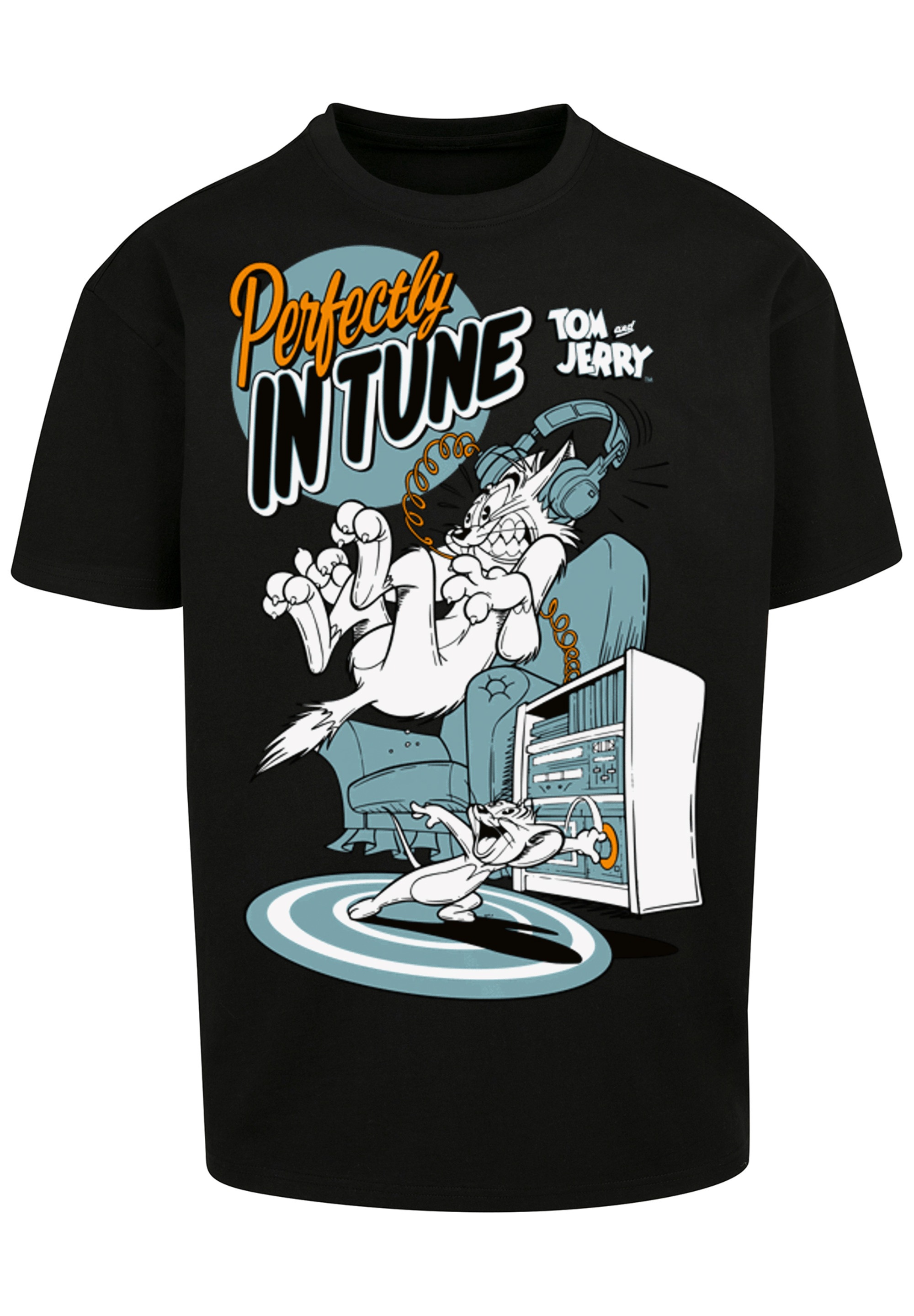 F4NT4STIC T-Shirt »Tom und Jerry Perfectly In Tune«, Print