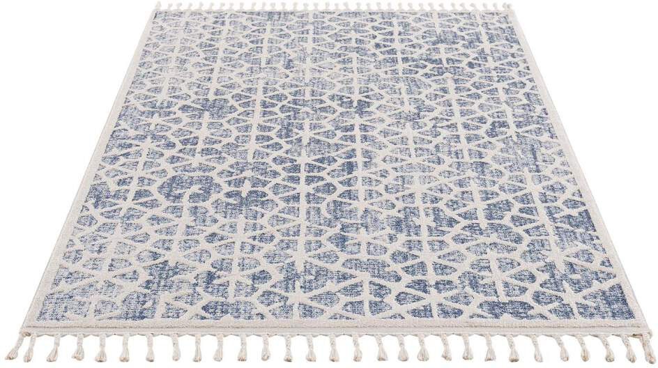 Carpet City Teppich »Art 1271« rechteckig 7 mm Höhe Läufer, Kurzflor, Skandi-Muster, ideal für Wohnzimmer & Schlafzimmer