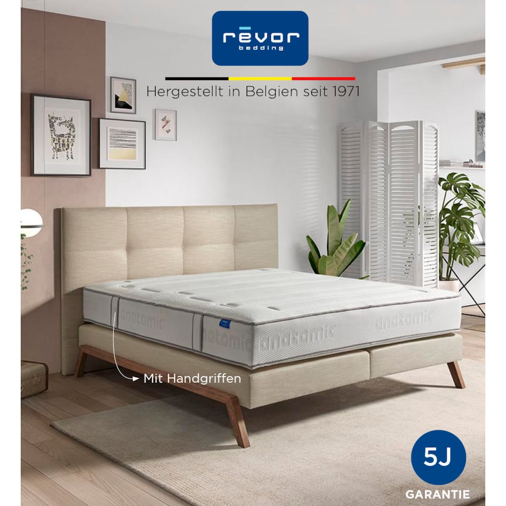 Revor Bedding Taschenfederkernmatratze »Aero Anatomic 3000 Viscogel«, 26 cm hoch, Raumgewicht: 50 kg/m³, 3000 Federn, (1 St.)