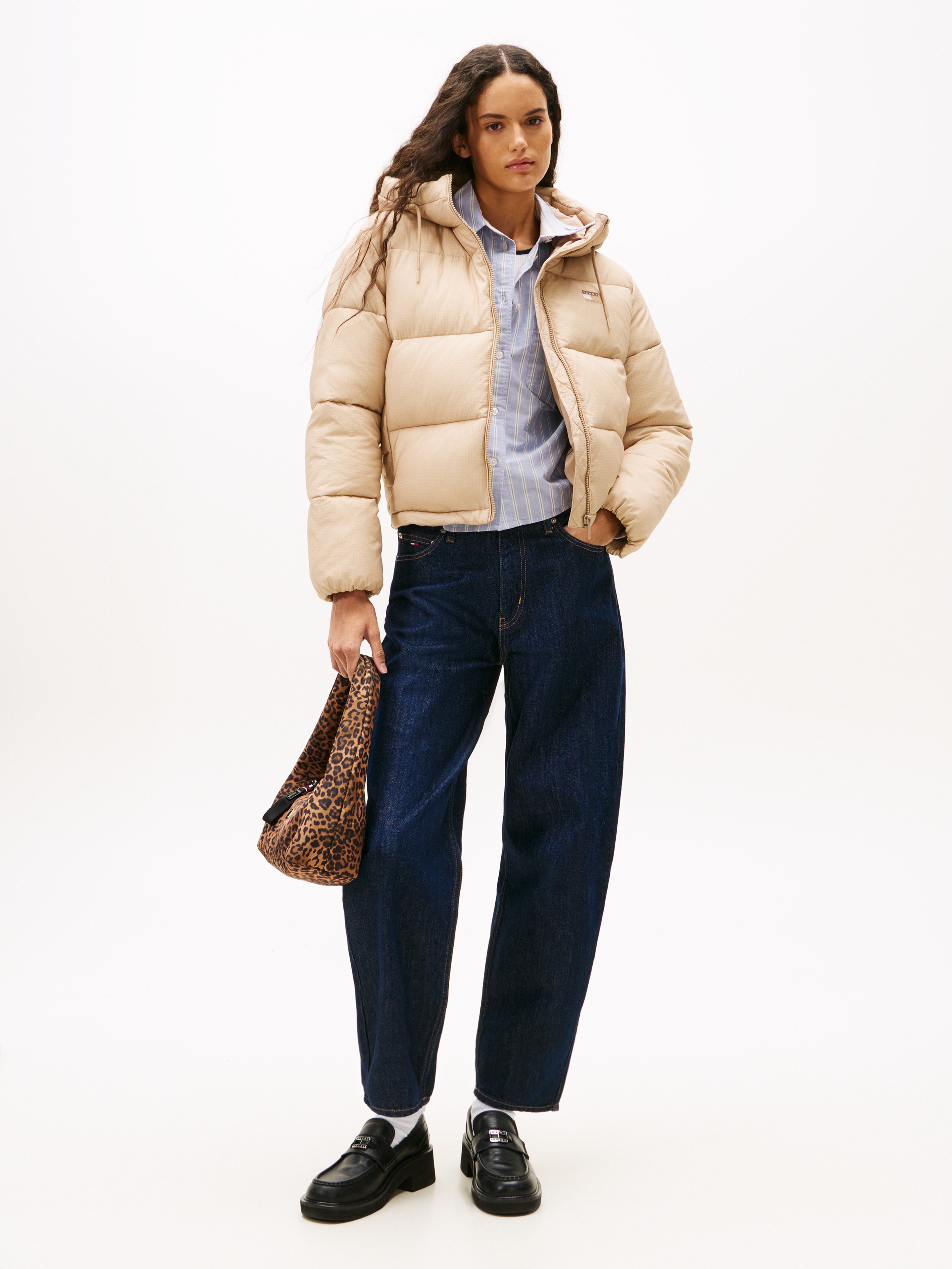 Thumbnail - Tommy Jeans Steppjacke "TJW HOODED PUFFER JACKET" mit Kapuze