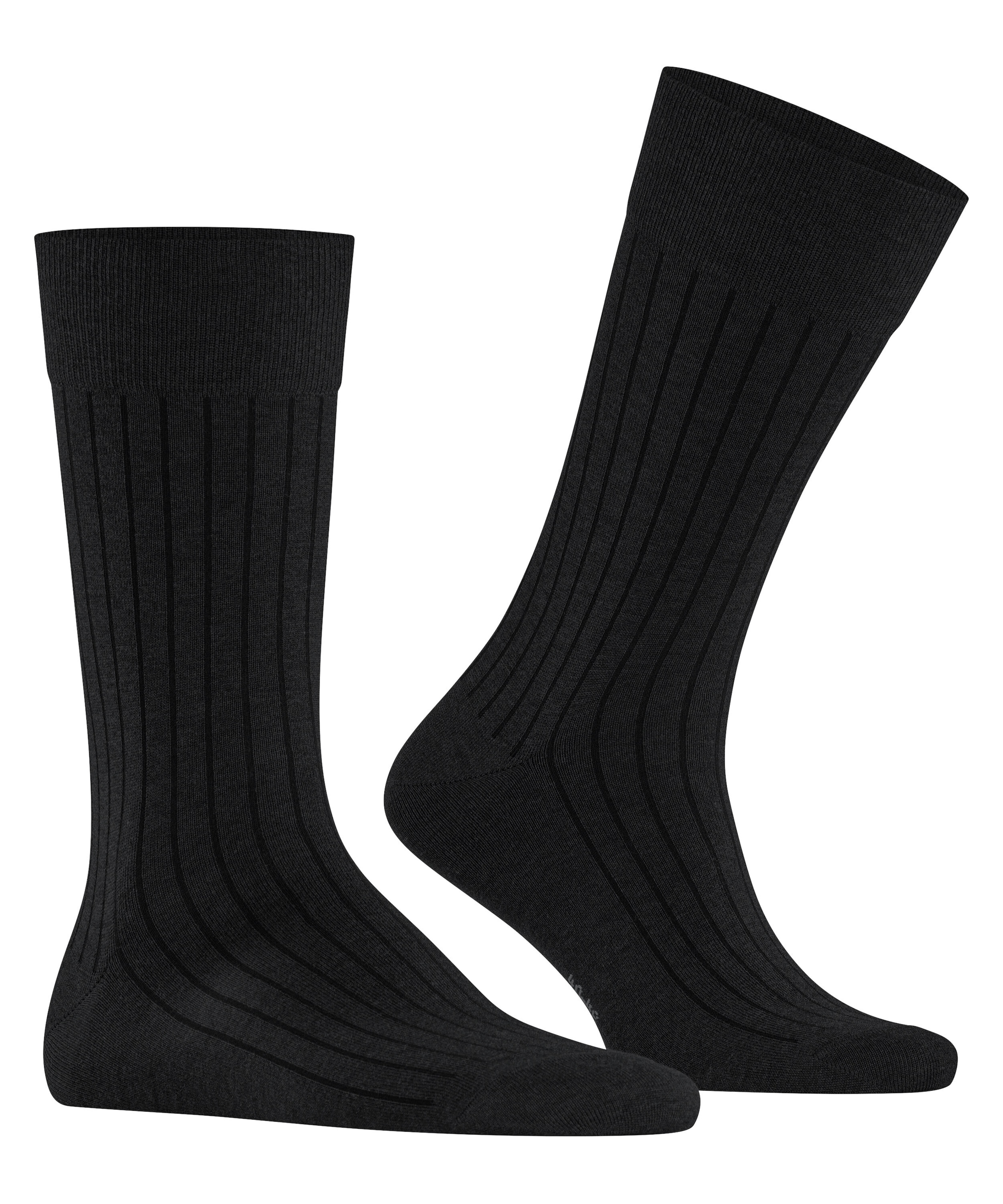 Burlington Socken »Duke Street« Einheitsgröße 40-46, Rippenstruktur, Cotton-Mix