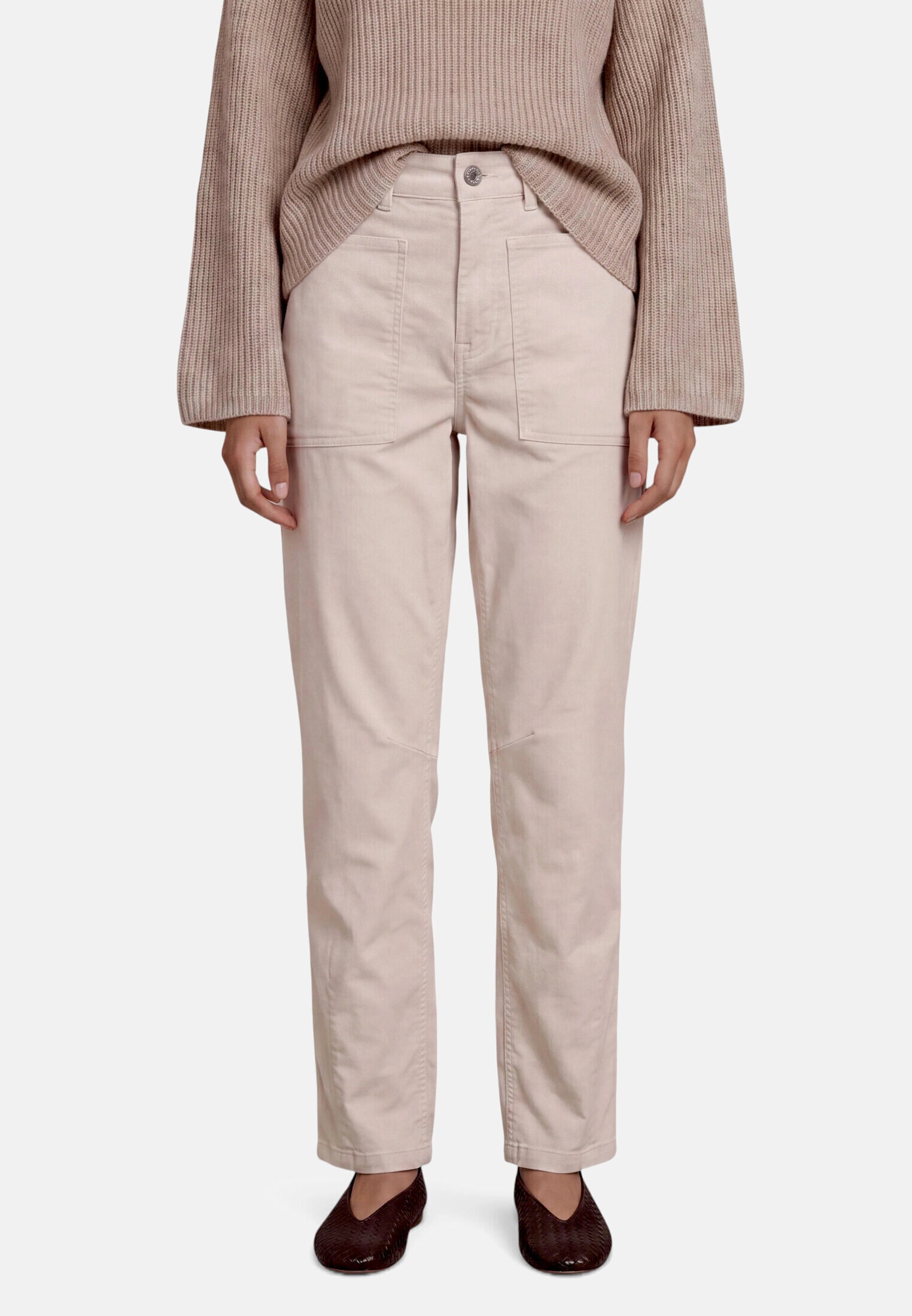 Zero Stoffhose »Damen fit Hose mit aufgesetzten Taschen«  Material
