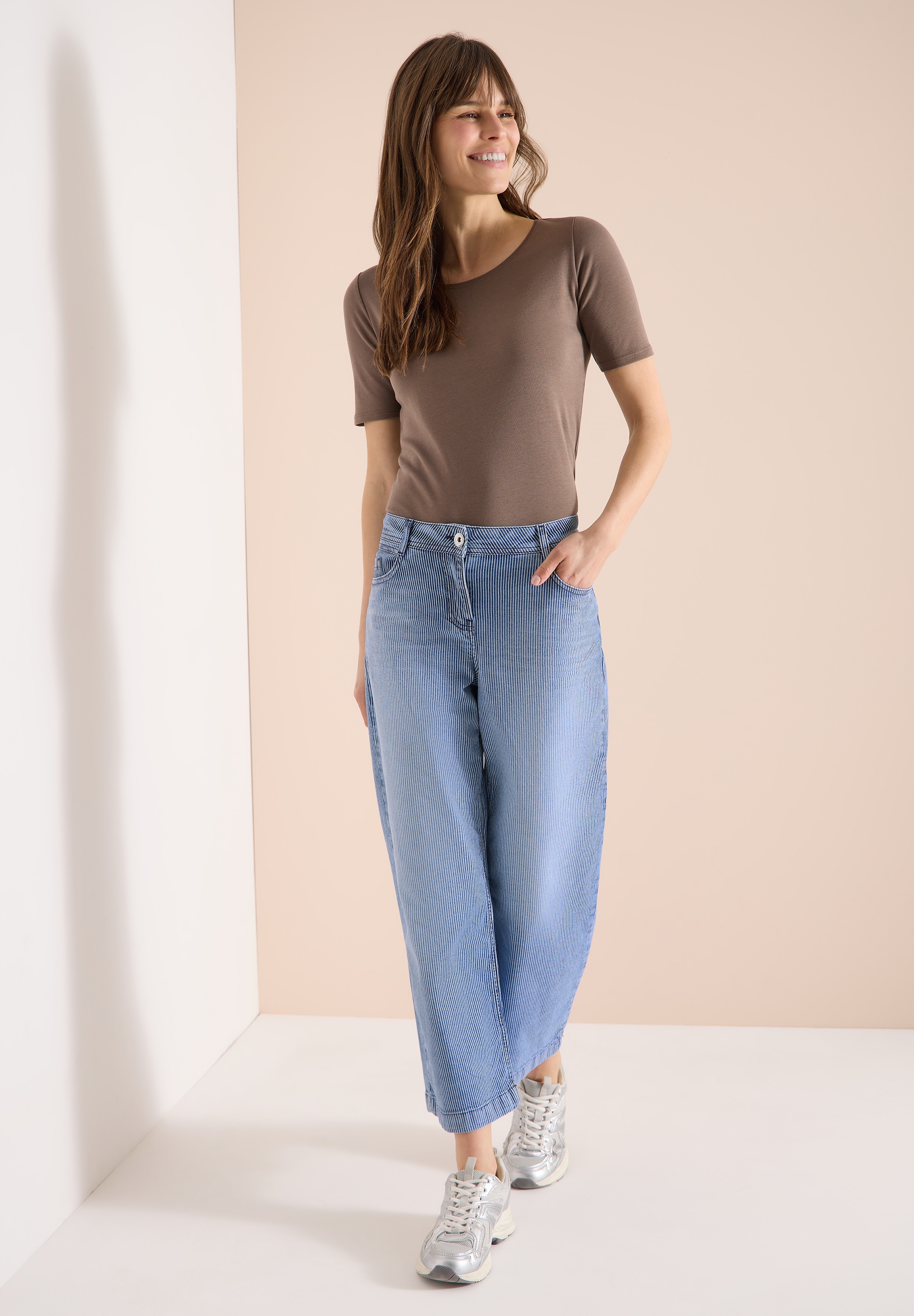 Cecil Loose-fit-Jeans aus Baumwolle mit Stretchanteil