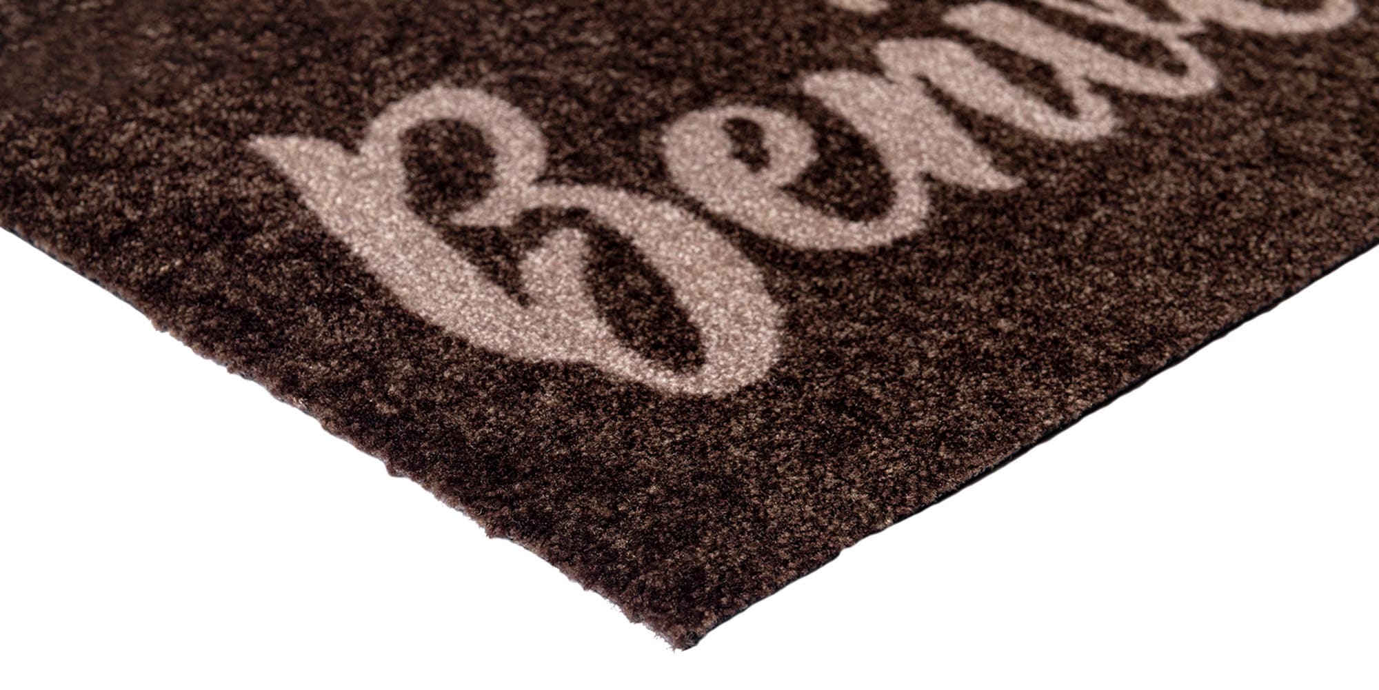 wash+dry by Kleen-Tex Fußmatte »Benvenuti brown«, rechteckig, 9 mm Höhe