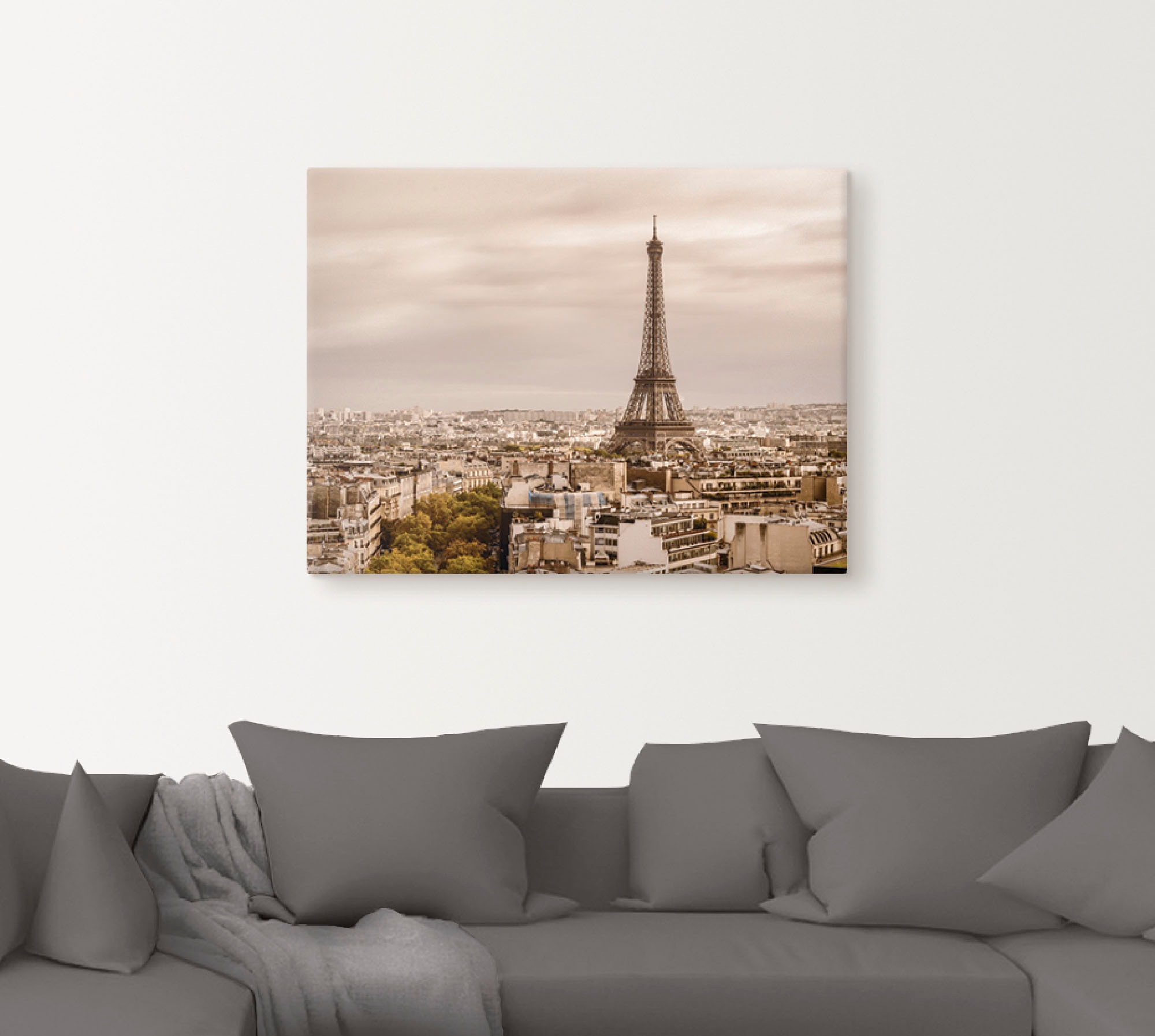 Artland Wandbild »Paris Eiffelturm I«, Frankreich, (1 St.), als Alubild, Outdoorbild, Leinwandbild, Wandaufkleber, versch. Größen