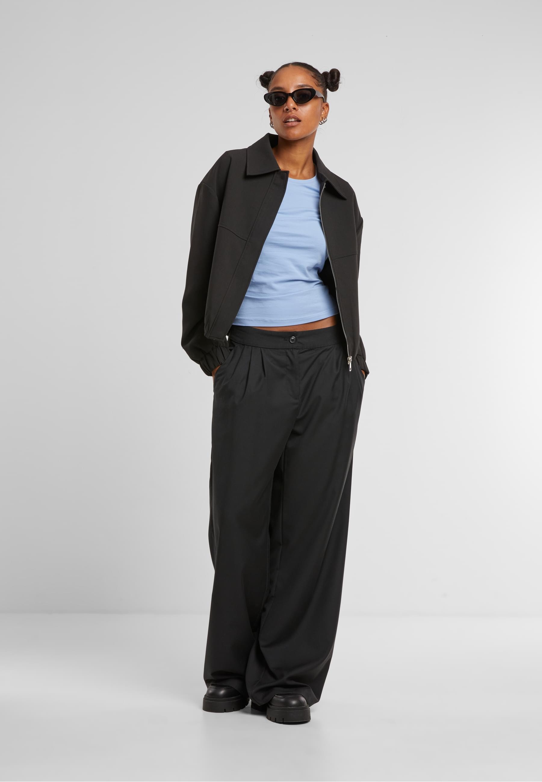 URBAN CLASSICS Longsleeve »Urban Classics Ladies Basic Super Slim Longsleeve«, (1 tlg.)