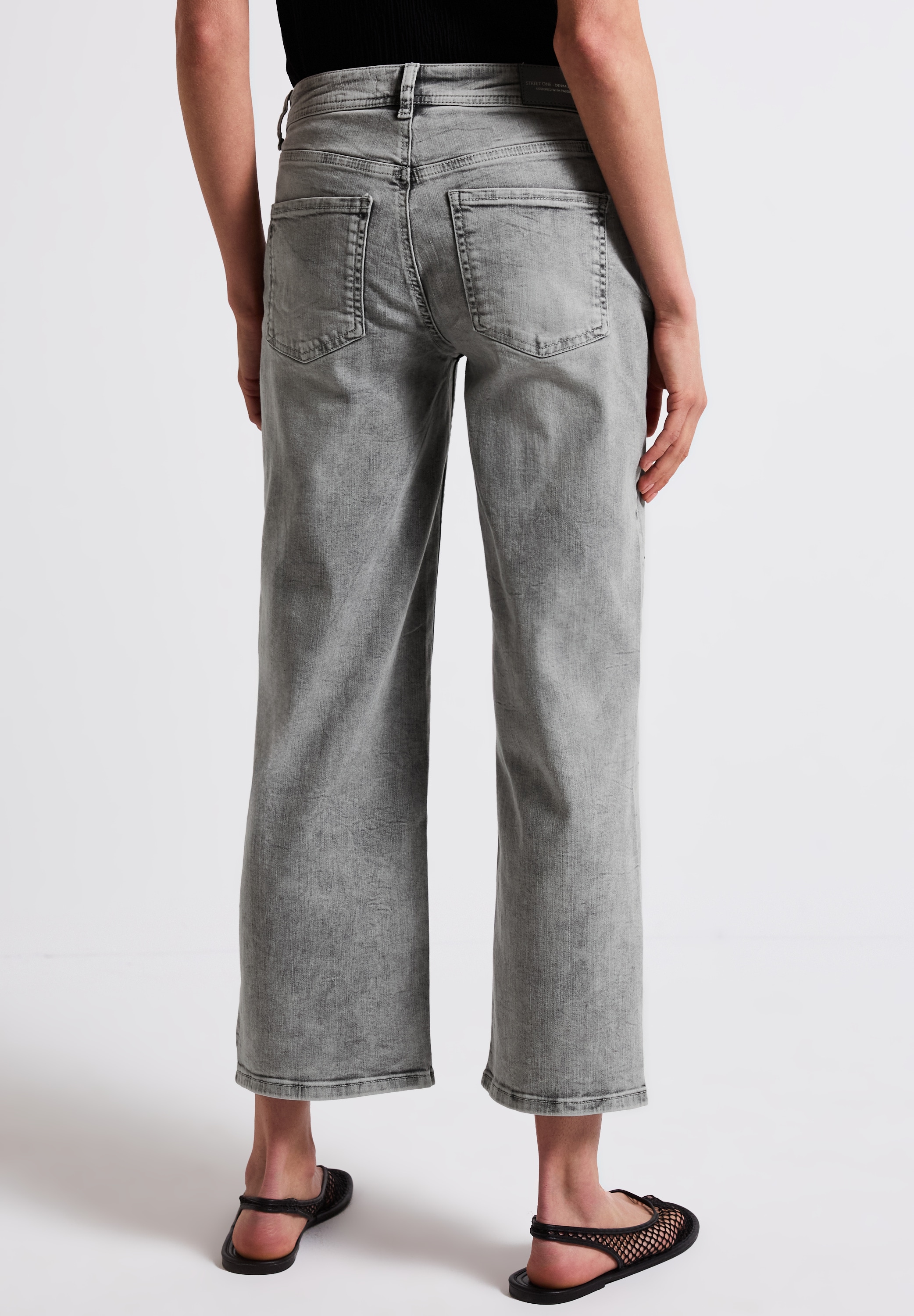 STREET ONE Straight-Jeans, Middle Waist günstig online kaufen