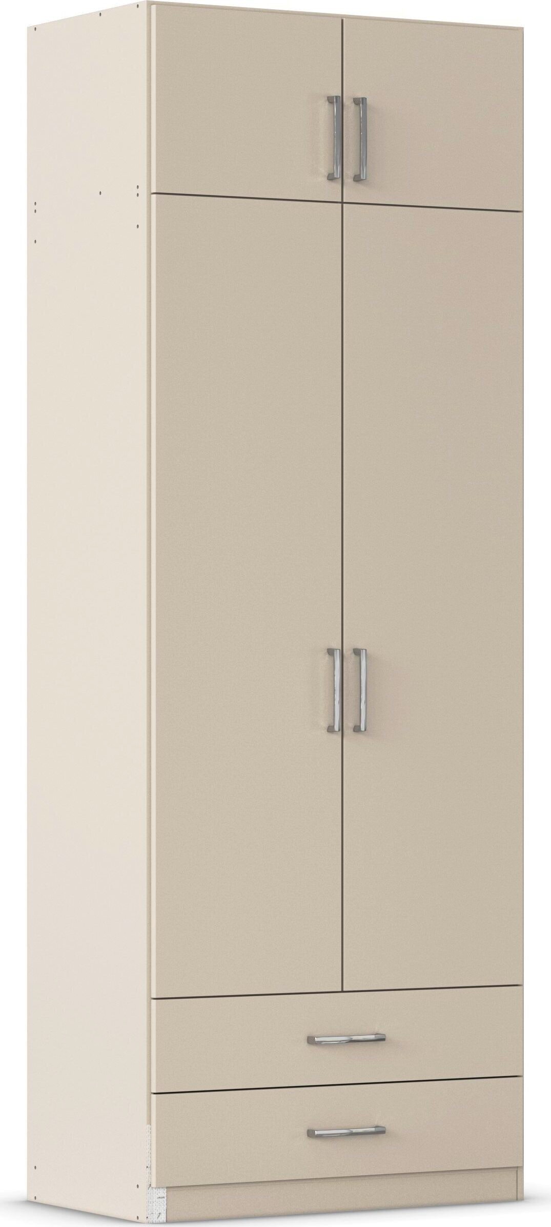 rauch "Schrank Garderobe Wäscheschrank GAMMA in 4 Breiten 91-226 cm" 3 verschiedene Ausstattungen BASIC/CLASSIC/PREMIUM (inkl. SOFT-CLOSE), mit Schubladen und Schrankaufsatz, schlichtes Design MADE IN GERMANY