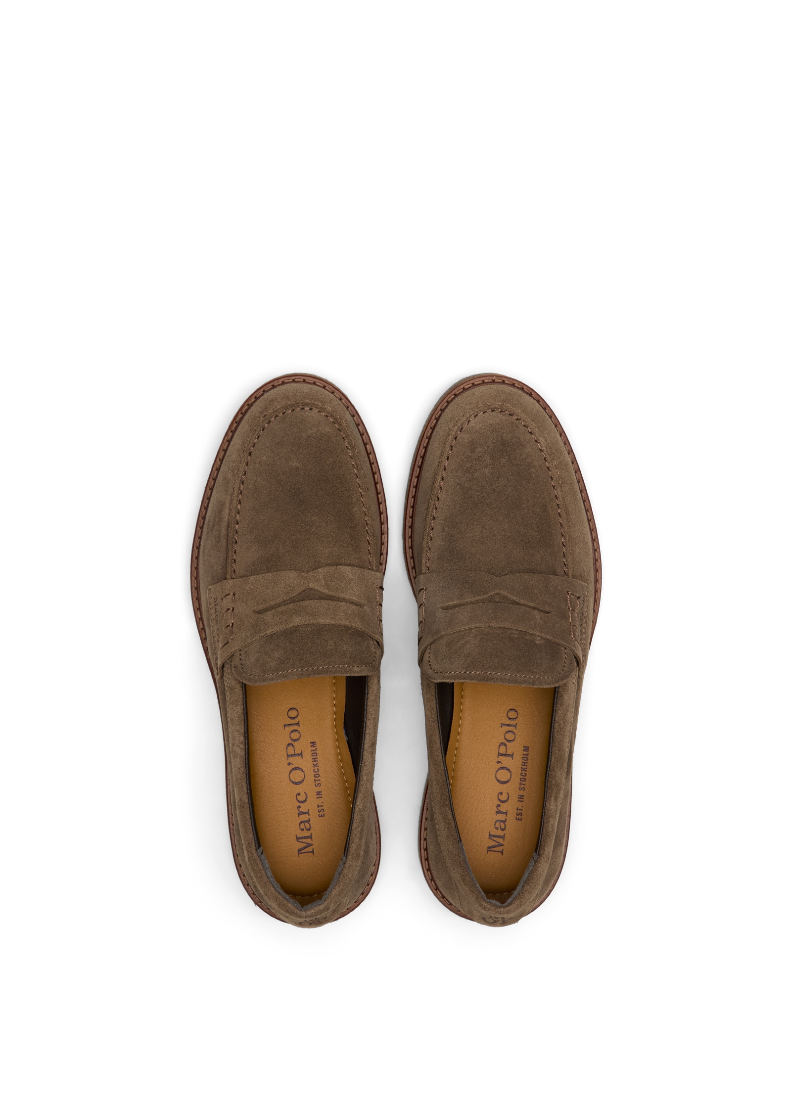 Marc O'Polo Loafer »aus gewachstem Veloursleder«