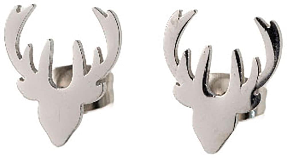 Firetti Ohrstecker-Set »Schmuck Geschenk Edelstahl Ohrschmuck Ohrringe Hirsch Eiskristall«, (Set, 4 tlg.), Made in Germany