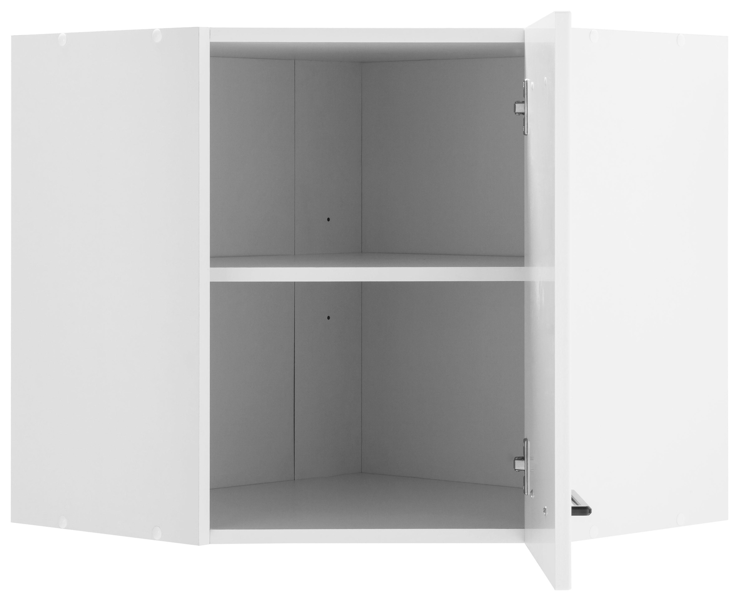 KOCHSTATION Eckhängeschrank »KS-Tulsa«, 60 cm breit, 1 Tür, schwarzer Metallgriff, hochwertige MDF Front