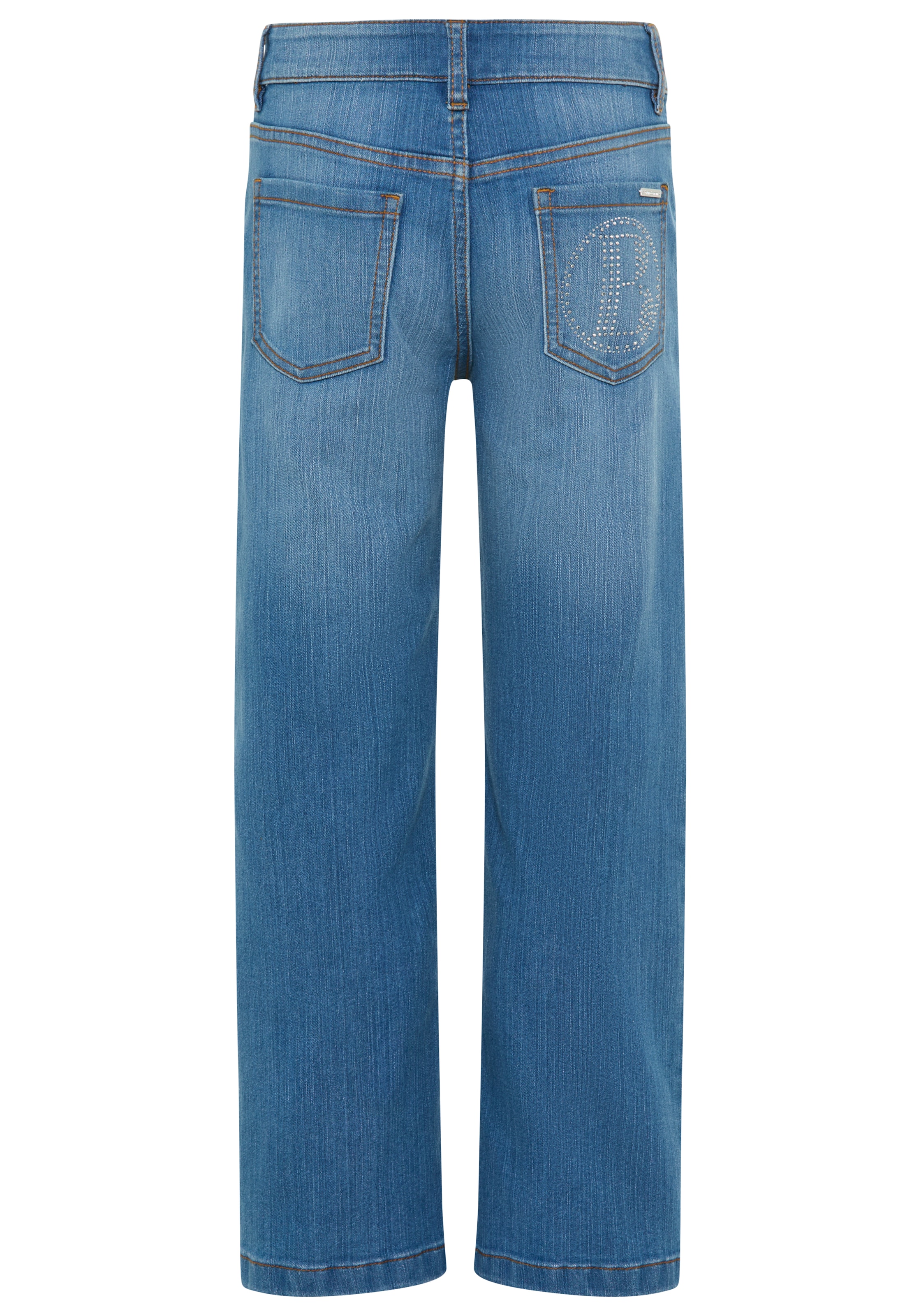 Bruno Banani Loose-fit-Jeans »Stretchjeans mit Strass-Steinen«, NEUHEIT: BRUNO BANANI für TEENS! Loose fit Stretchjeans
