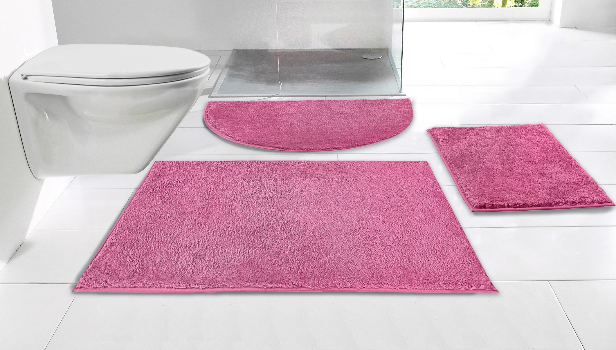 my home Badematte "Juna, Badteppich" Höhe 15 mm rutschhemmend beschichtet f günstig online kaufen