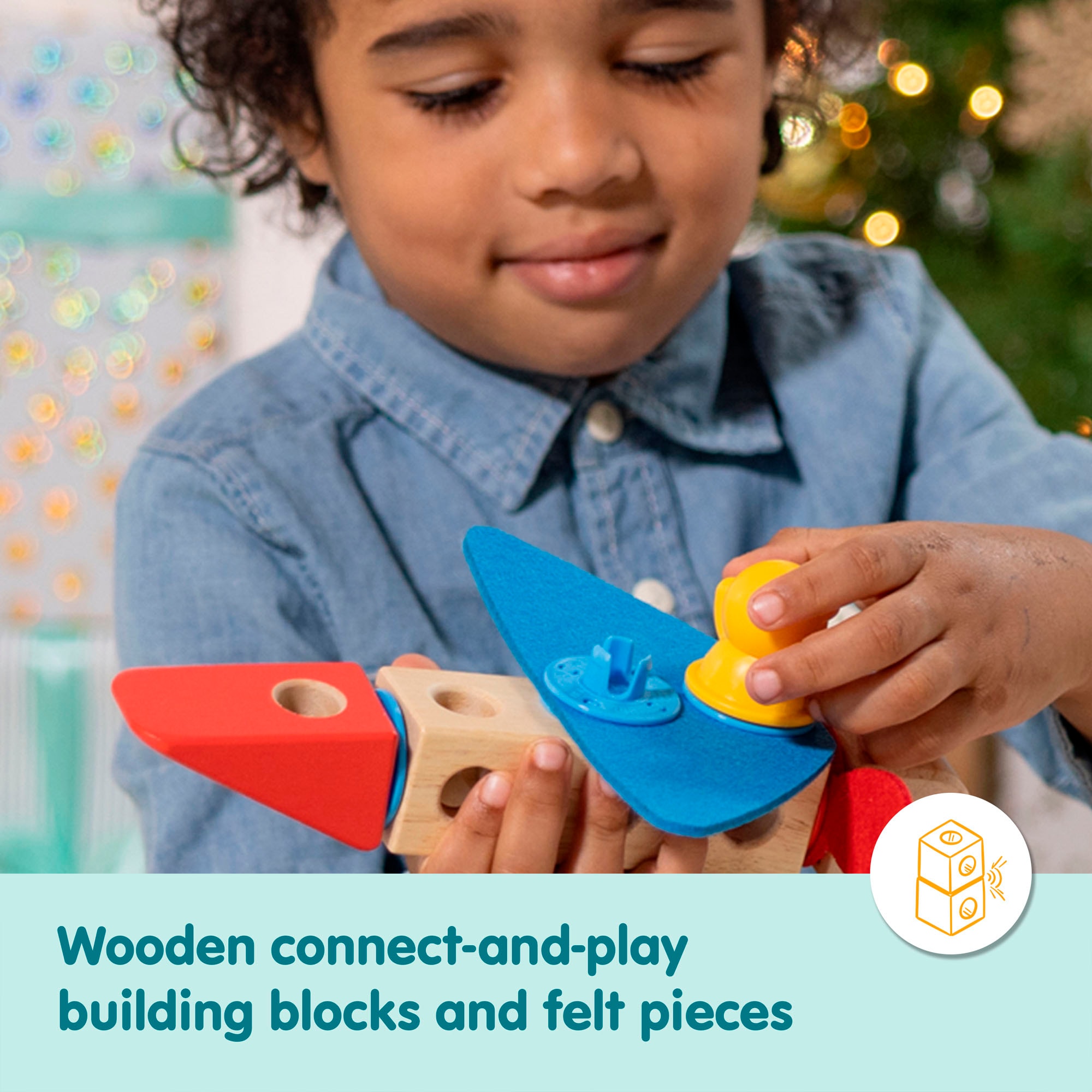 Spin Master Spielbausteine »Melissa & Doug Blockables Fahrzeuge«, (54 St.)
