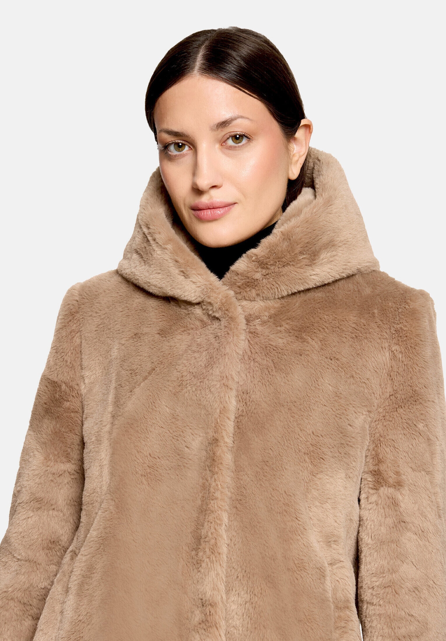 Betty Barclay Plüschjacke »Damen mit Kapuze« mit Kapuze