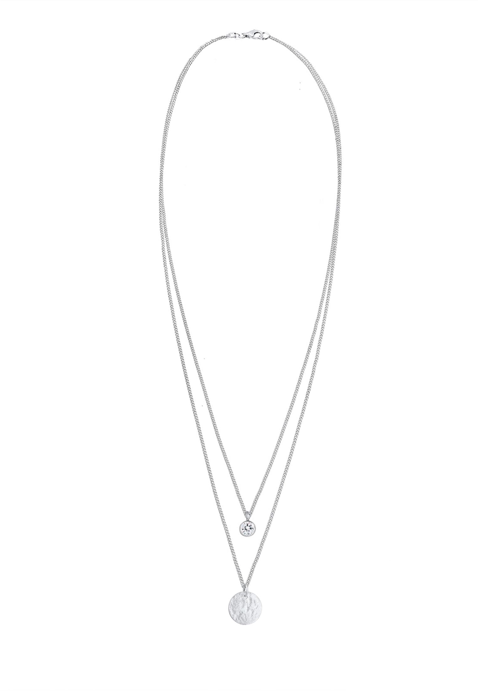 Elli Gliederkette »Zarte Basic Layer Halskette, 925 Sterling Silber«