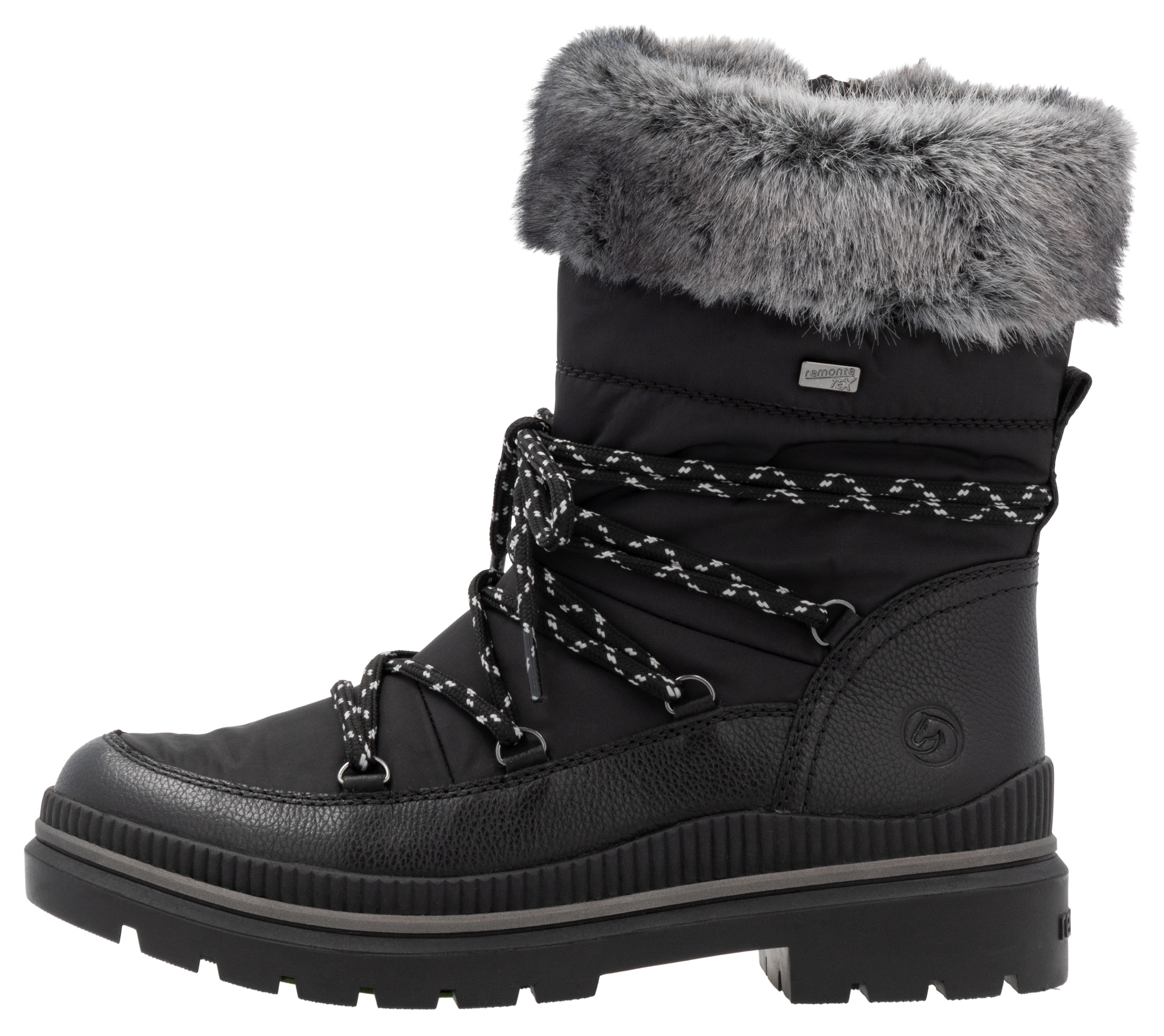 Remonte Winterboots, Blockabsatz, Winterstiefelette mit wasserabweisender TEX-Membran