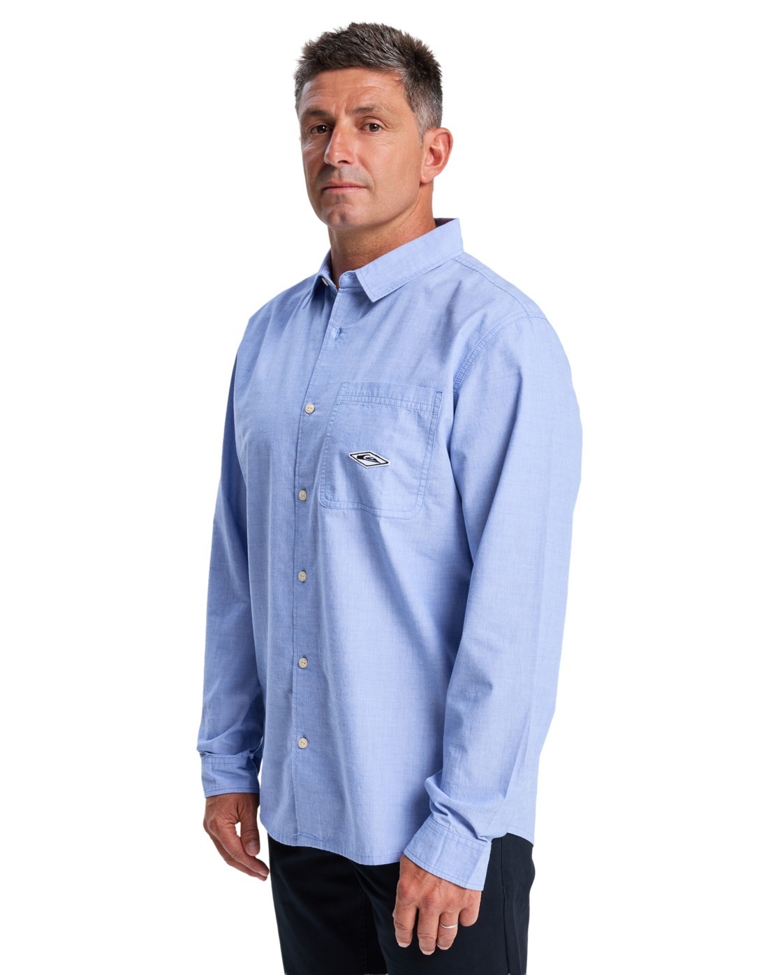 Thumbnail - Quiksilver Langarmhemd "Diamond Chambray"