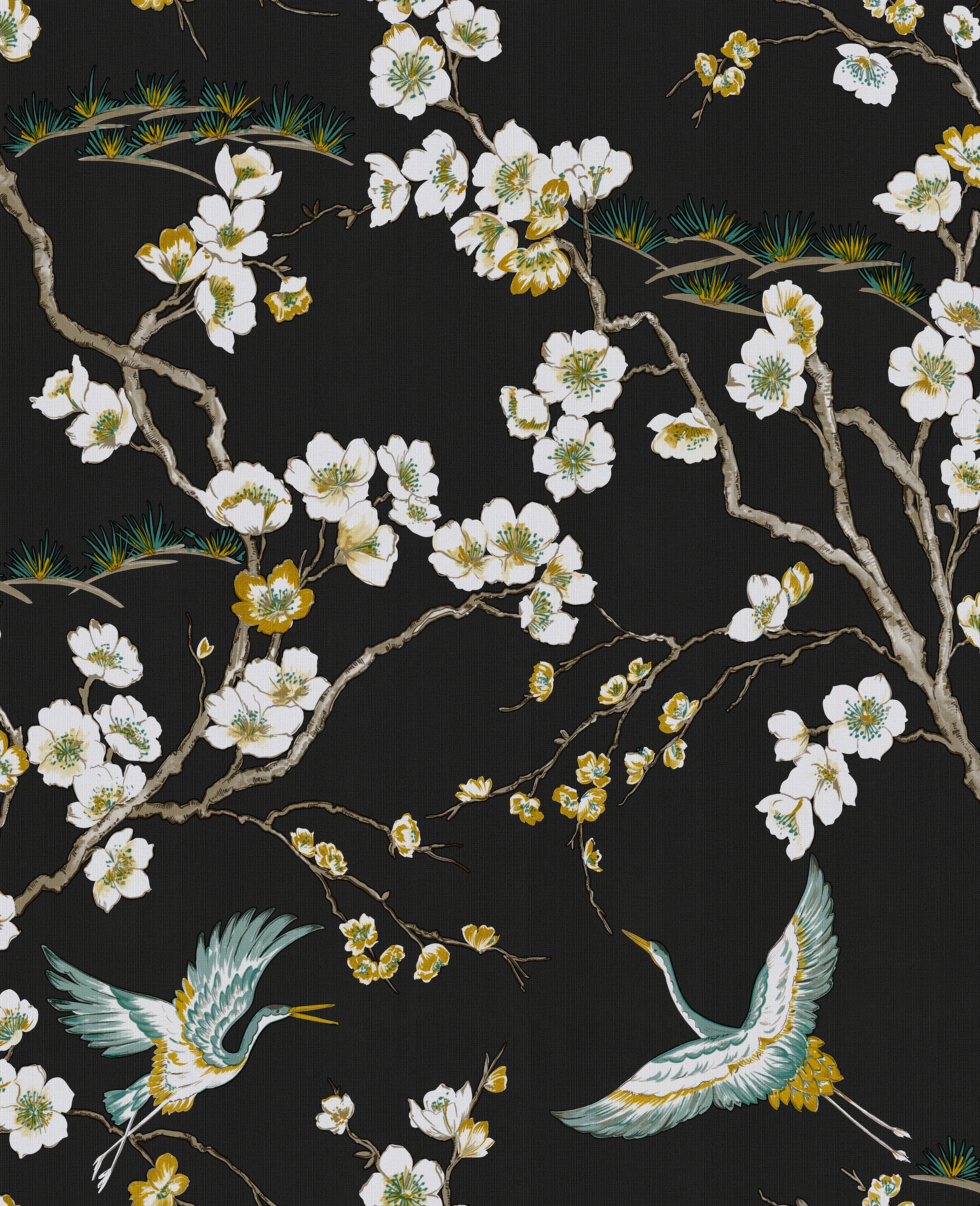 Superfresco Easy Vliestapete "Japan" geblümt geprägt Japan Grün 1000x53cm