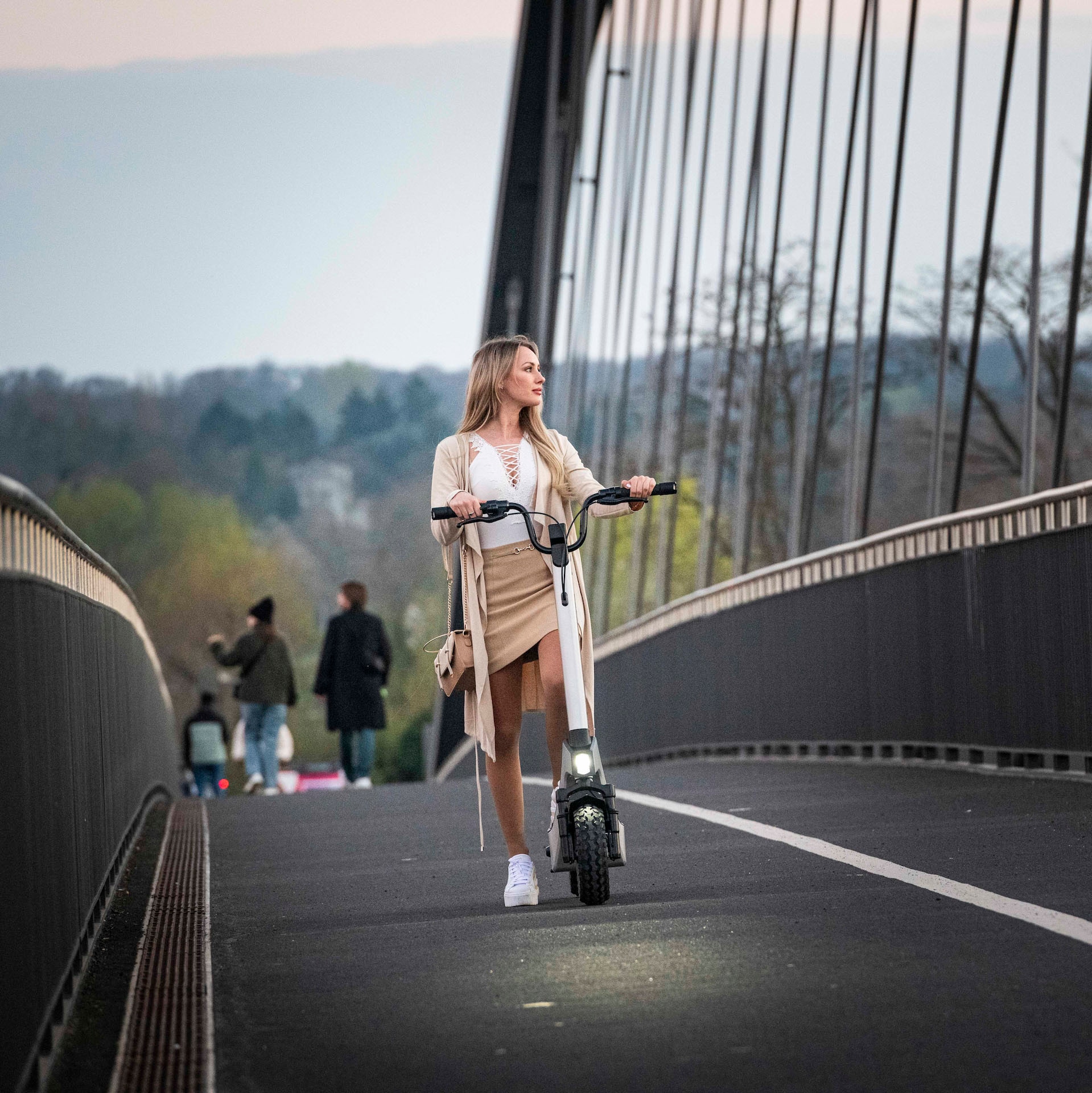 STREETBOOSTER E-Scooter »Pollux«, mit Straßenzulassung, bis zu 55 km Reichweite, mit Wechsel-Akku-System