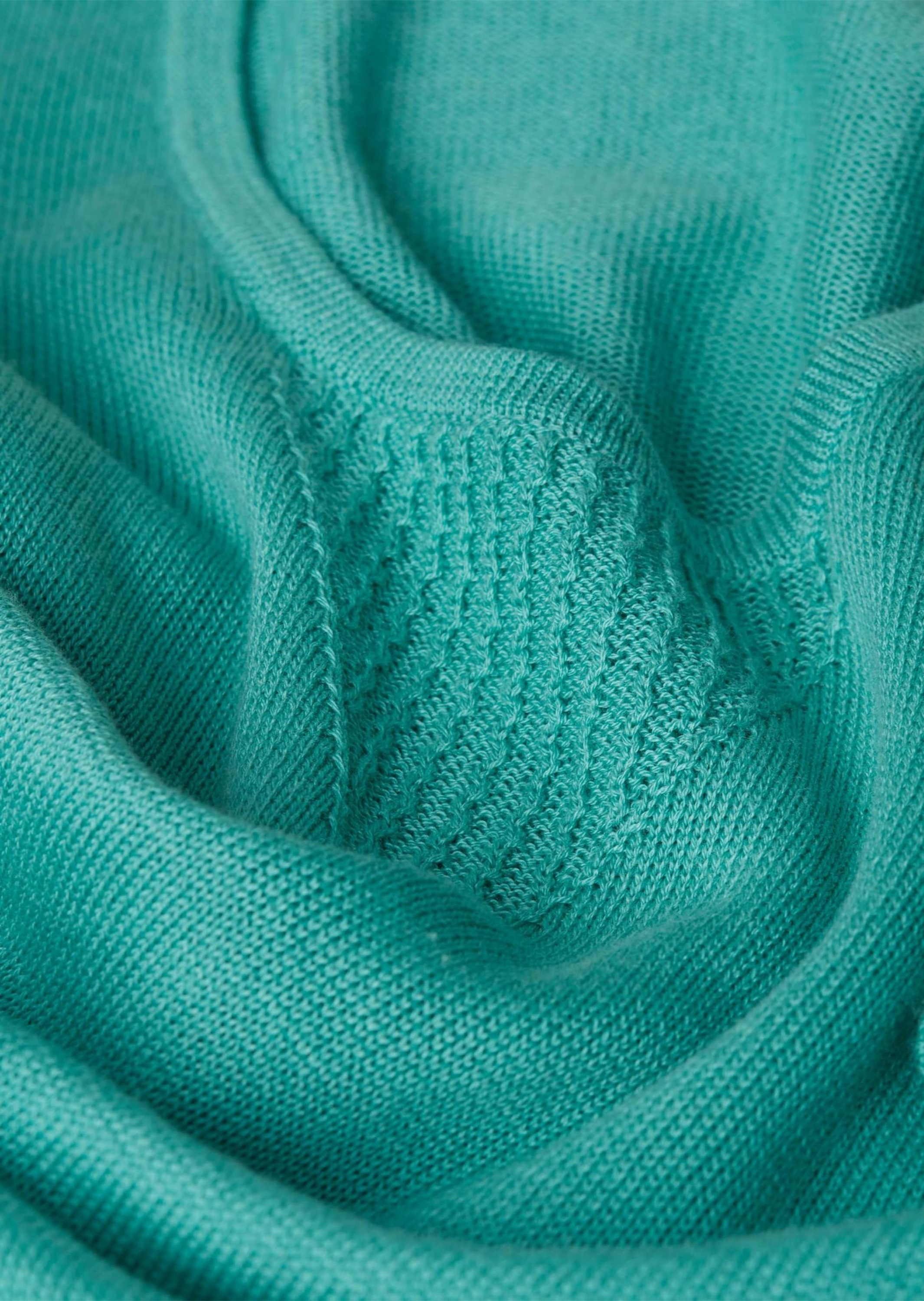 GOLDNER 3/4 Arm-Pullover »Kurzgröße Sommerlicher Strickpullover mit Ajourmuster«