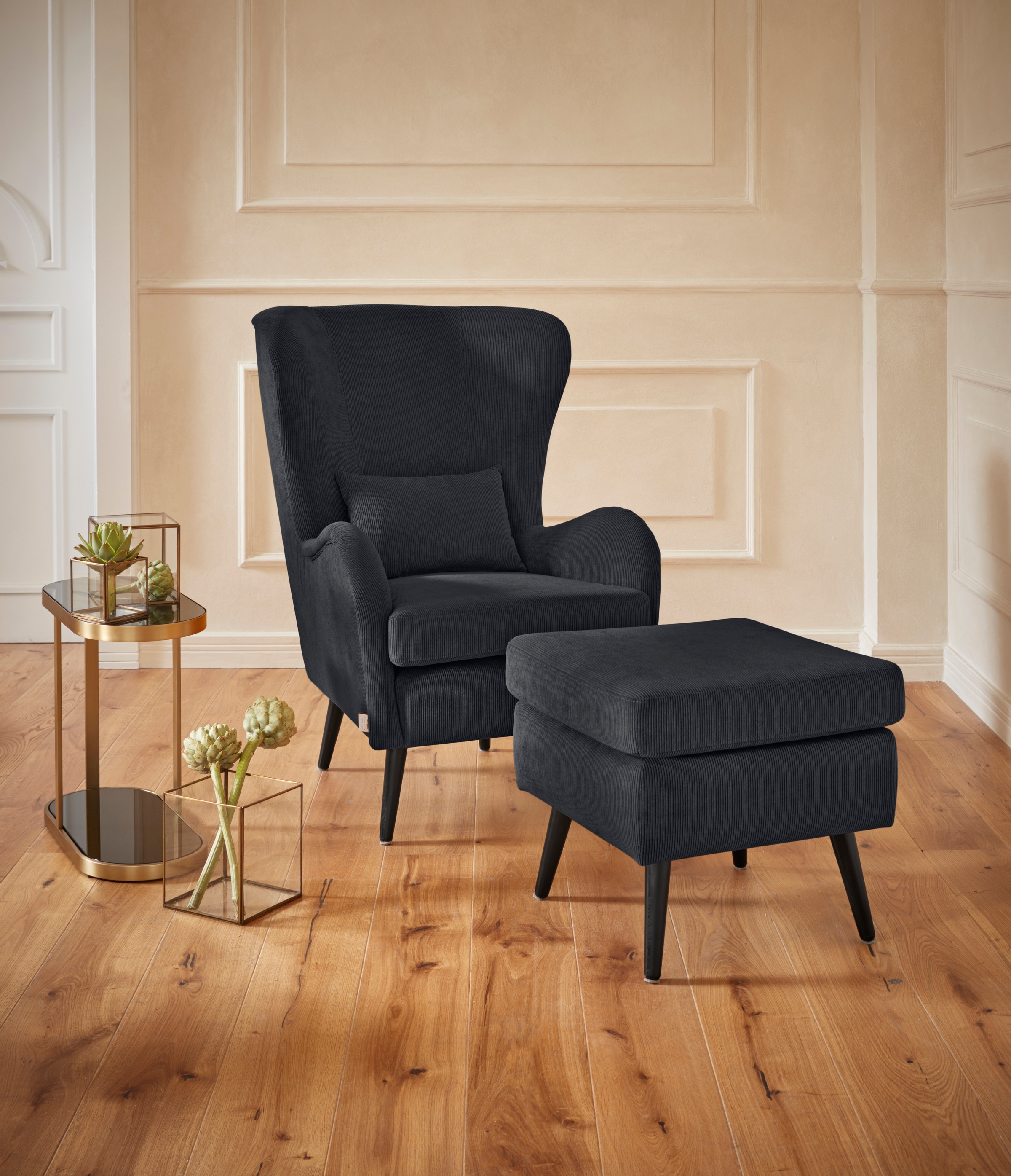 Home affaire Sessel "Sallito, Ohrensessel, TV-Sessel" für Wohnzimmer, auch günstig online kaufen