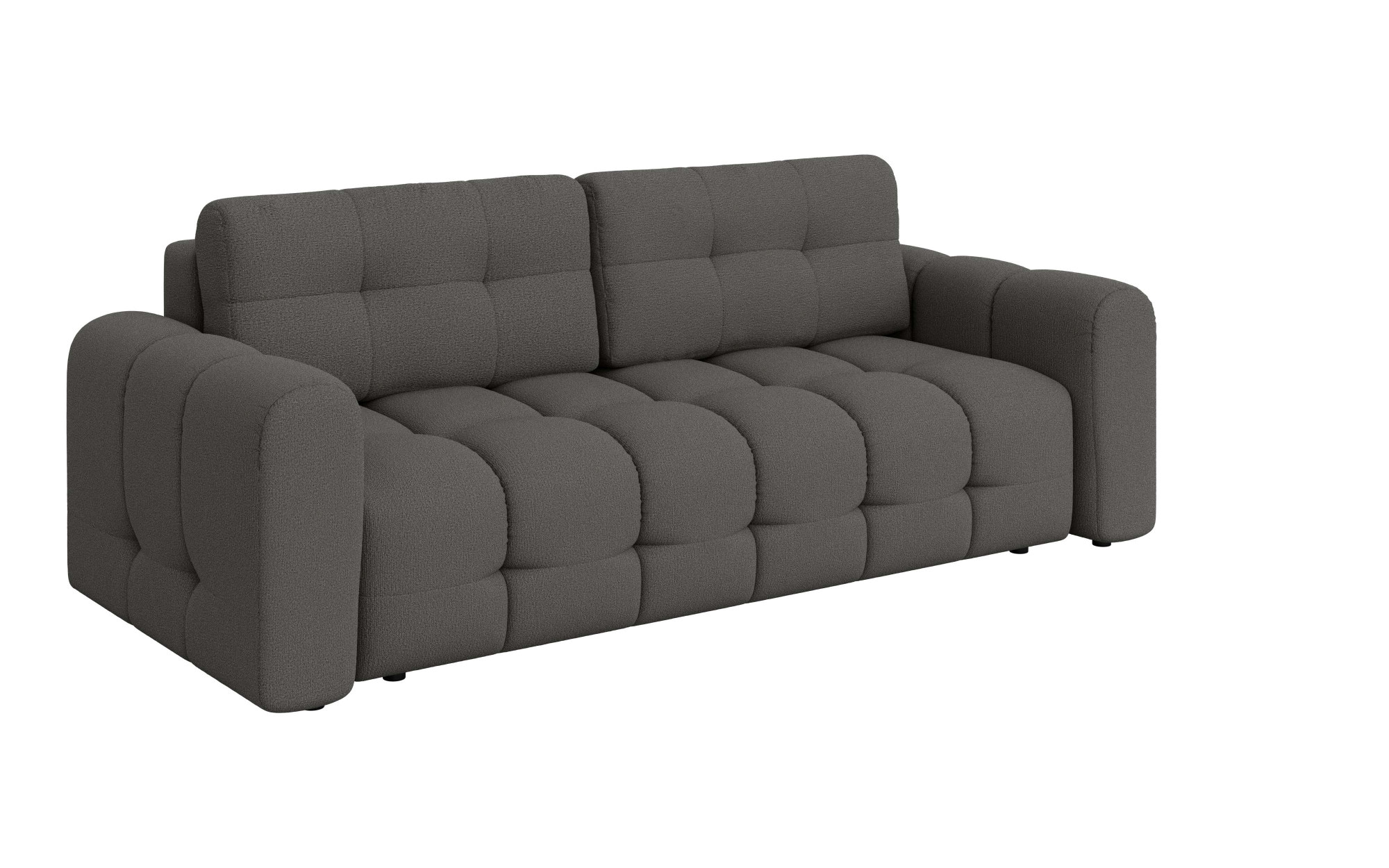 INOSIGN 3-Sitzer »Manilla, wahlweise mit Bettfunktion, B/T/H 265/117/91 cm«, mit Wellenunterfederung, in verschiedenen Materialien und Farben