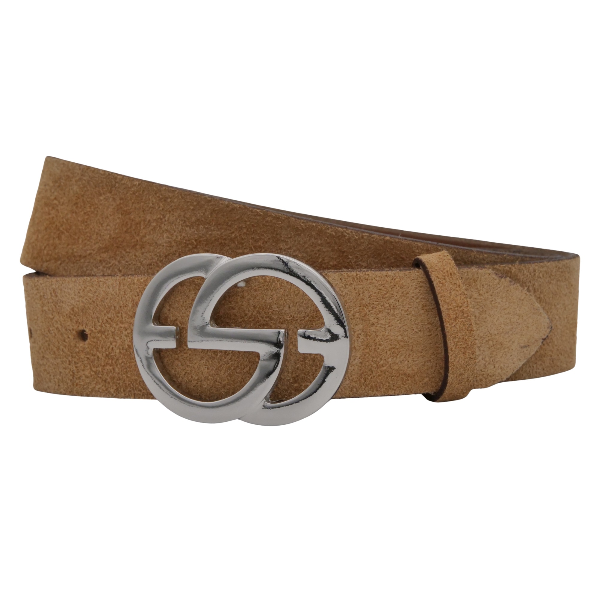 AnnaMatoni Ledergürtel "AnnaMatoni Damen Ledergürtel in hochwertigem Velour Leder 4cm"