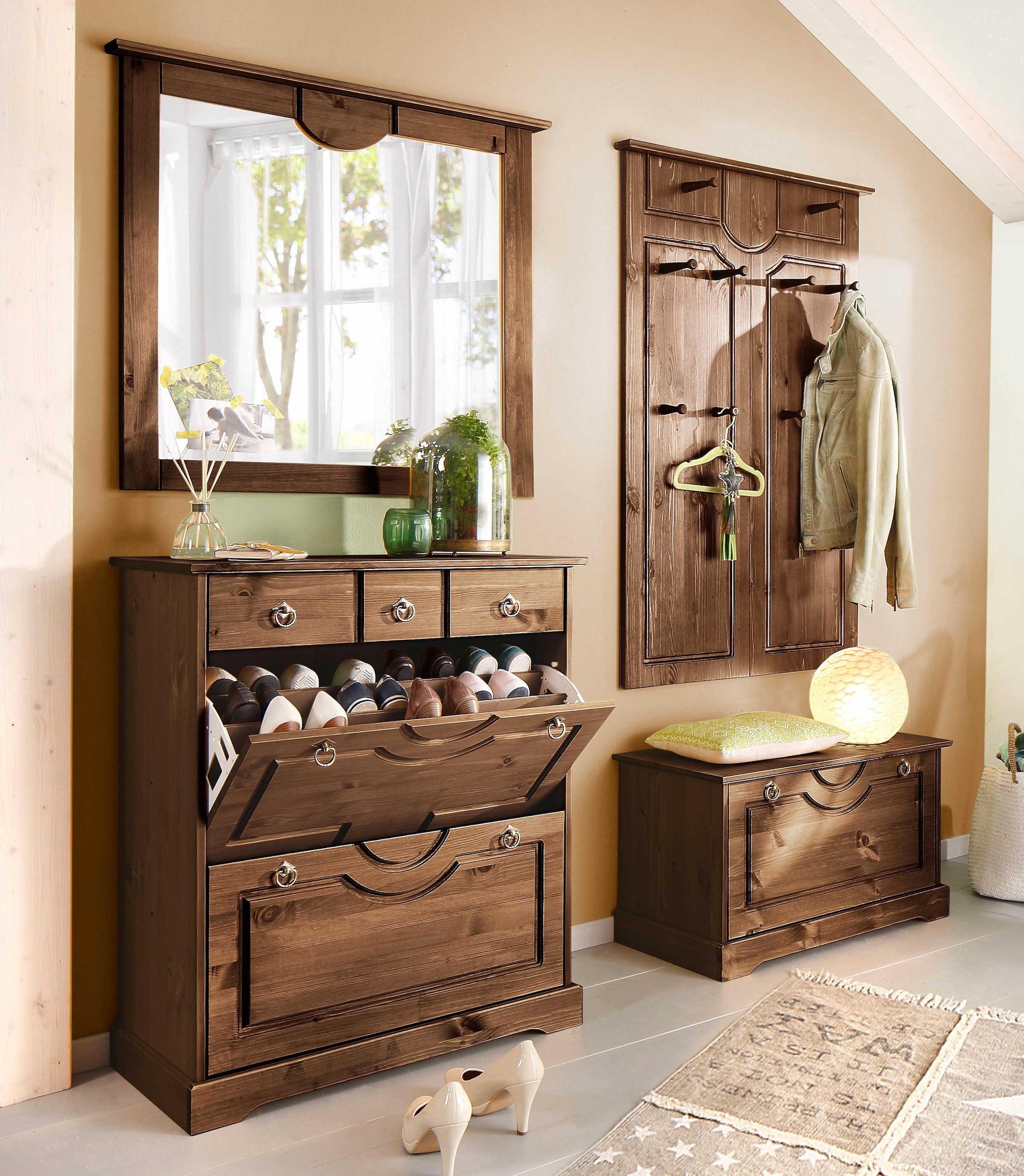 OTTO home Garderoben-Set "Klera" Set, 4 Stk. tlg. günstig online kaufen