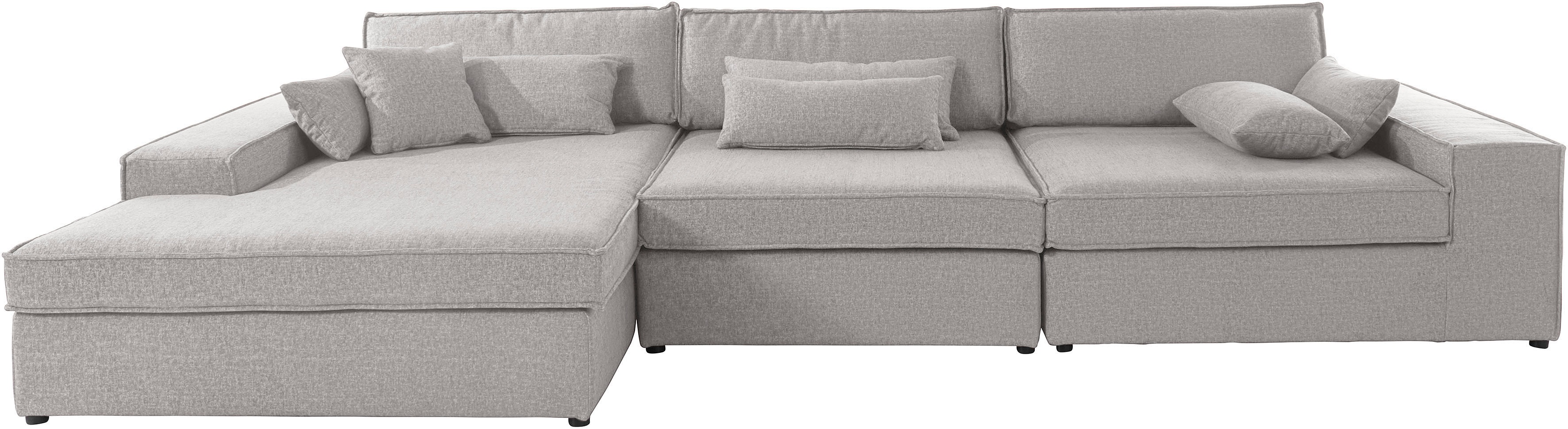 Thumbnail - RAUM.ID Ecksofa "Enid L-Form", 3 Teile, bestehend aus Modulen, in vielen Bezügen, auch in Breitcord