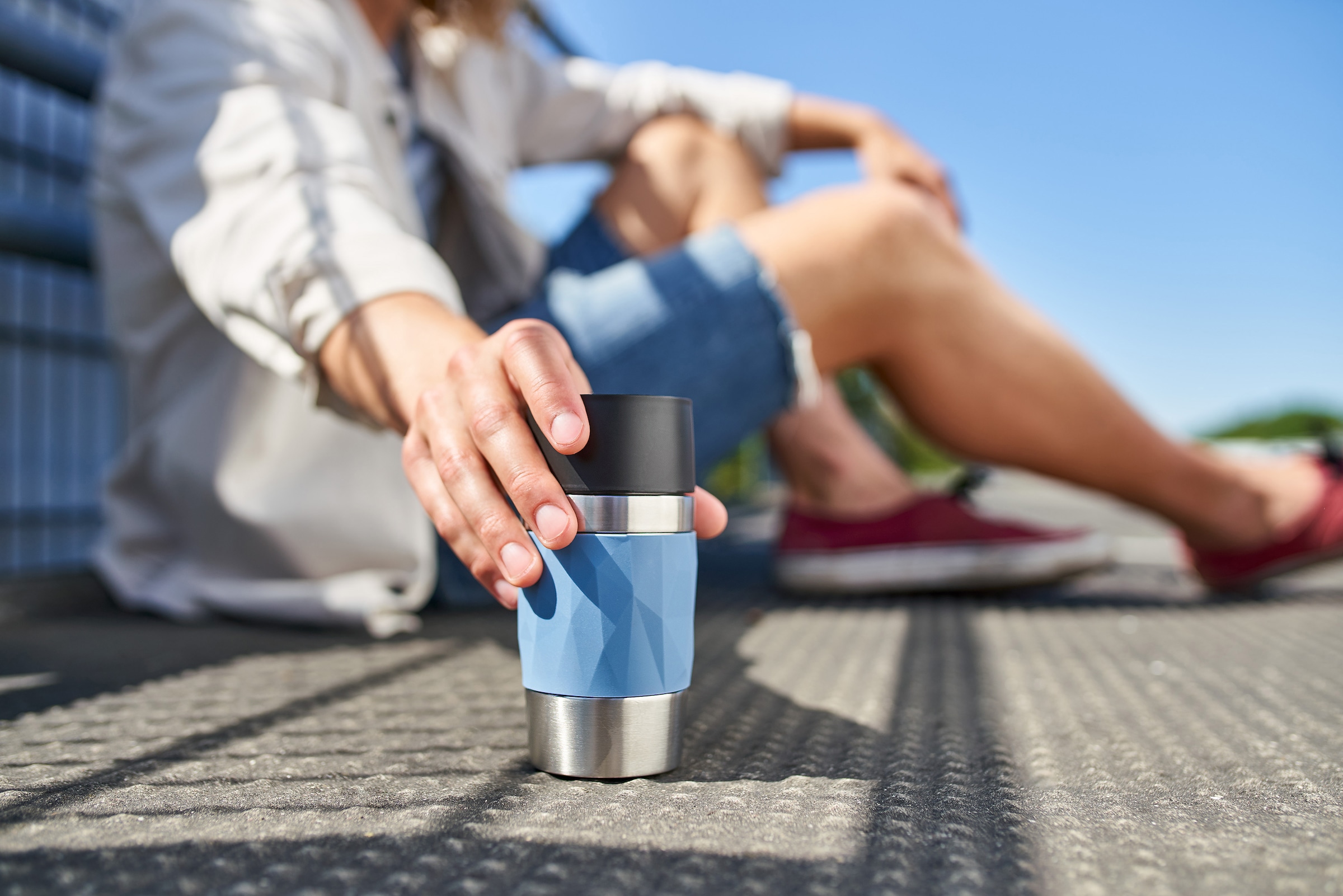 Emsa Thermobecher »Travel Mug Compact«, 0,3L, Edelstahl, 3h warm/6h kalt, 360°Trinköffnung, spülmaschinenfest