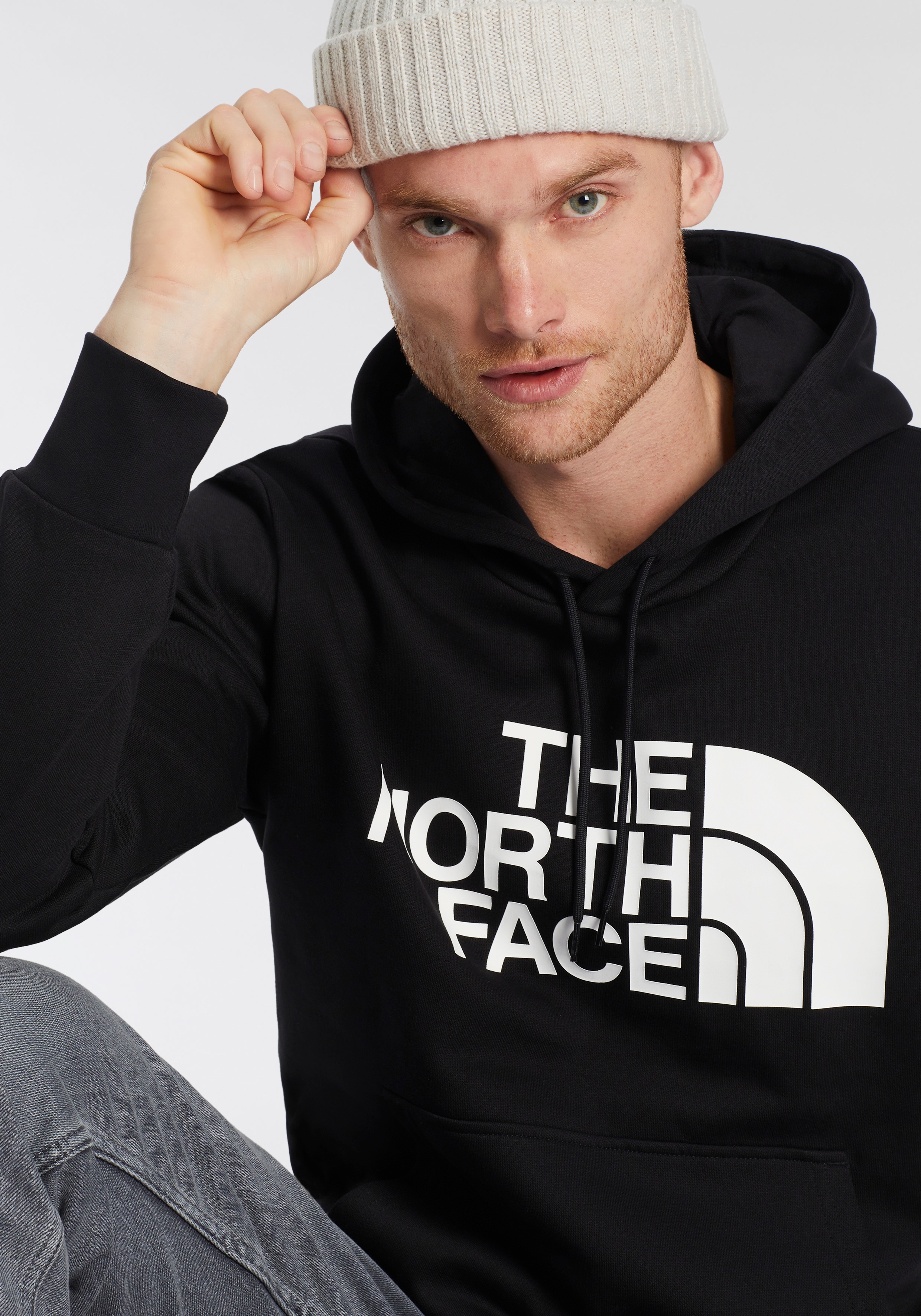 Thumbnail - The North Face Kapuzensweatshirt "M EASY HOODIE", 1 Stk. mit Kängurutasche, hoch geschlossener Ausschnitt und Kragen