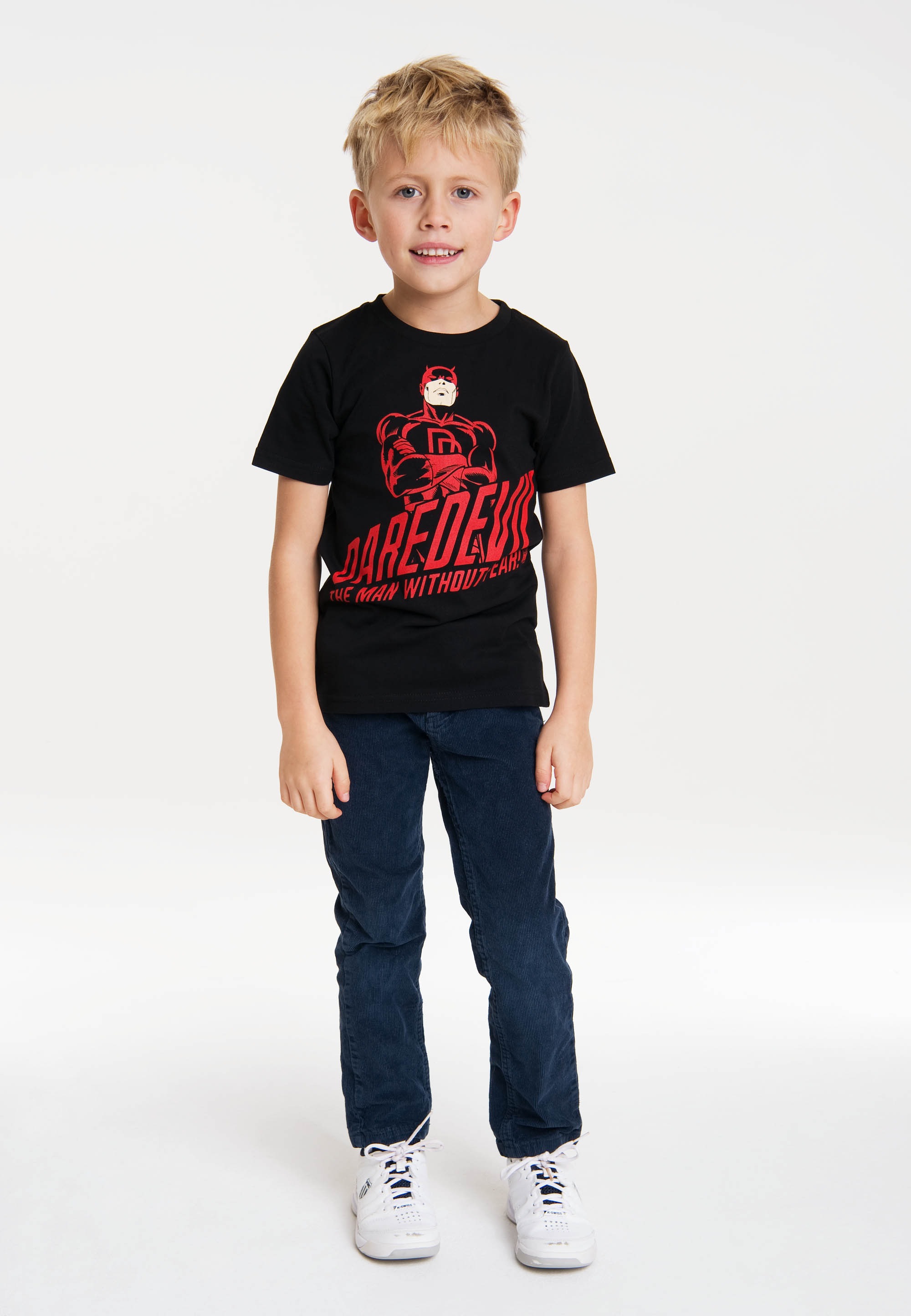 LOGOSHIRT T-Shirt »Marvel - Daredevil - Man Without Fear«, mit coolem Daredevil-Print