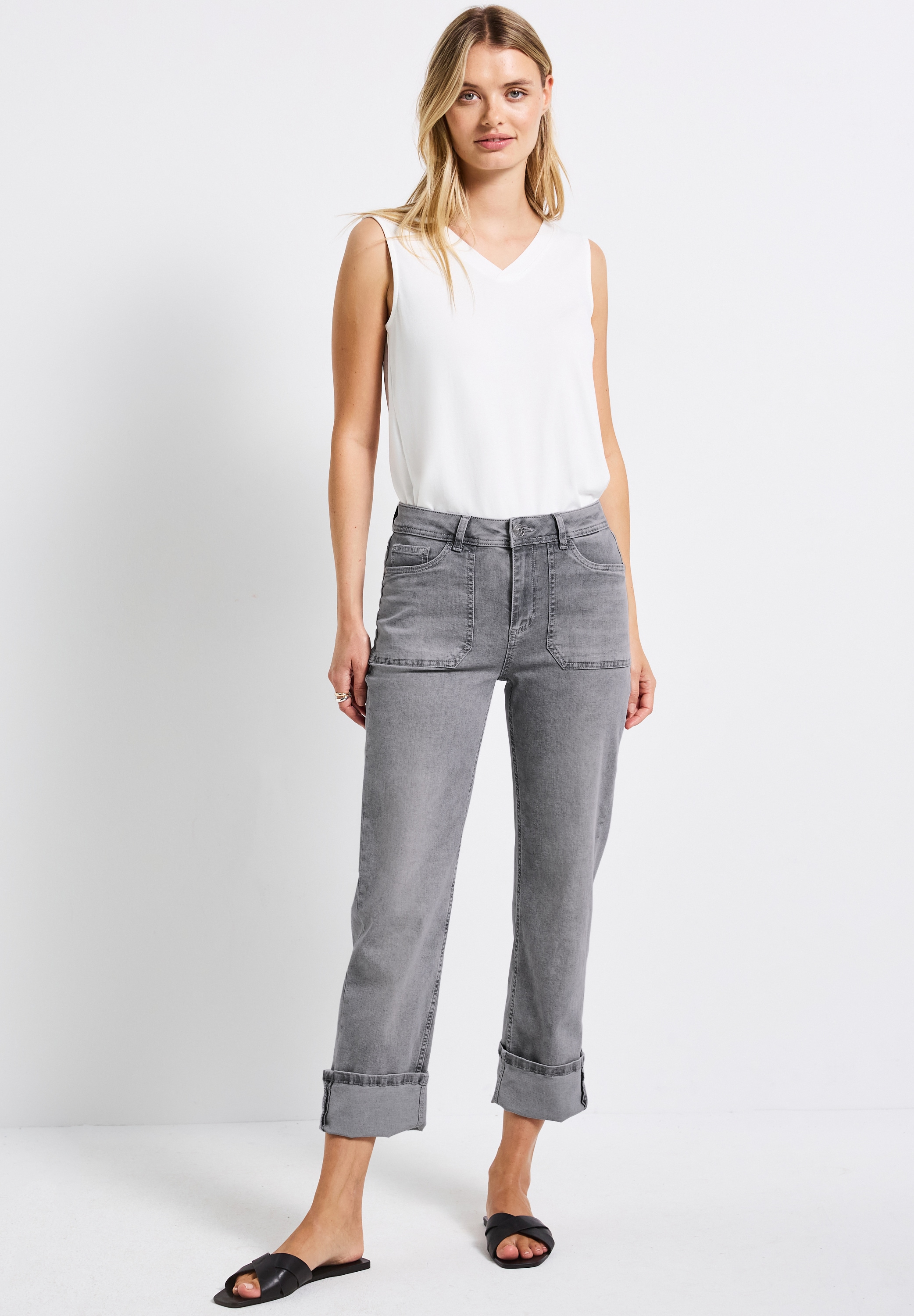 STREET ONE Comfort-fit-Jeans, High Waist